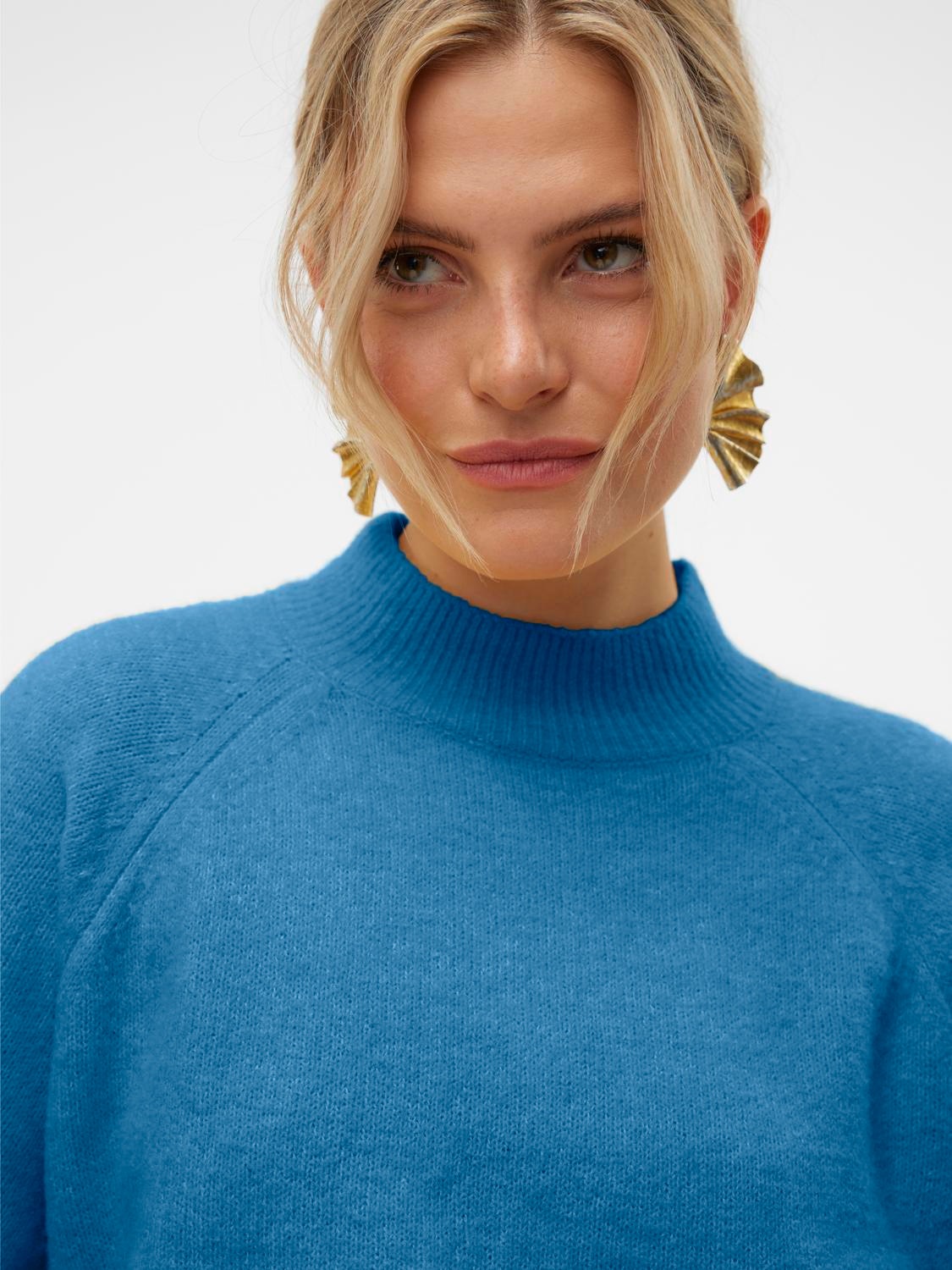 Vero Moda Strickpullover »VMLEAF LS HIGH NECK PULLOVER ENT«