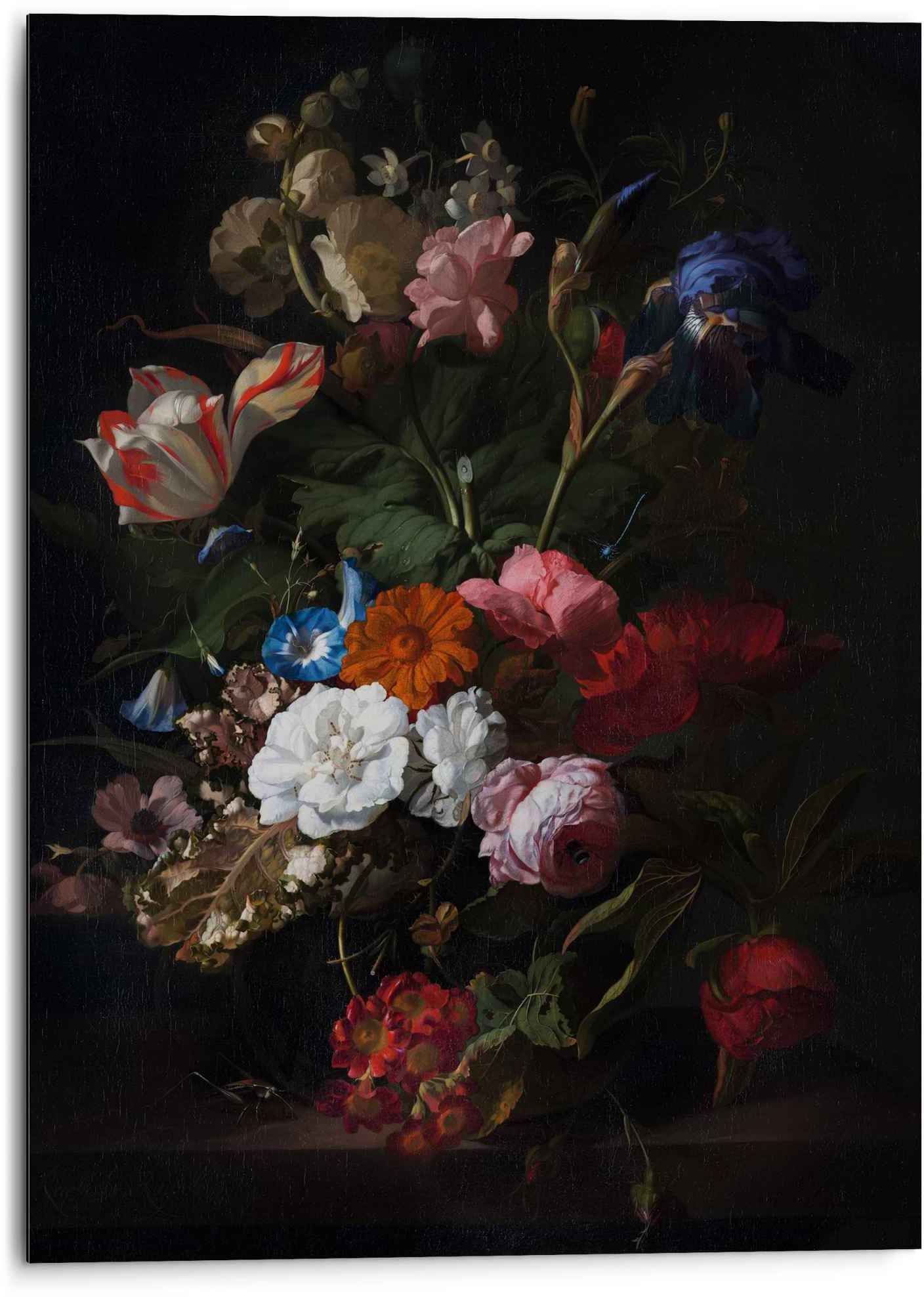 Reinders! Wandbild »Aluminium Wandbild Blumen Mauritshuis - Dunkel - Alte  Meister«, Blumen, (1 St.) bestellen bei OTTO