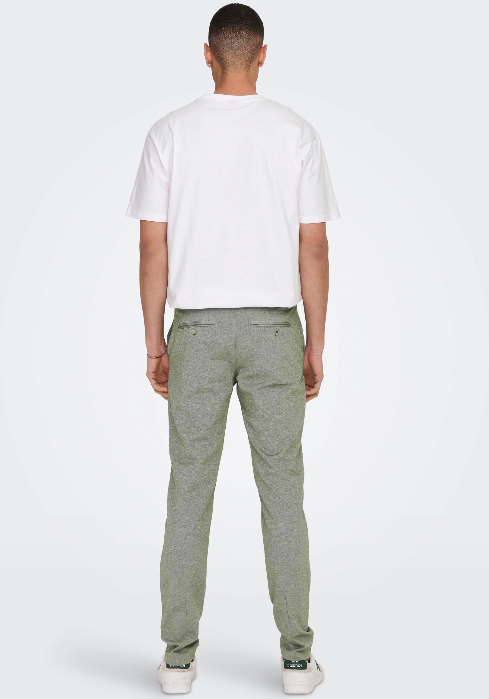 ONLY & SONS Chinohose, mit geschlossenen Gesäßtaschen
