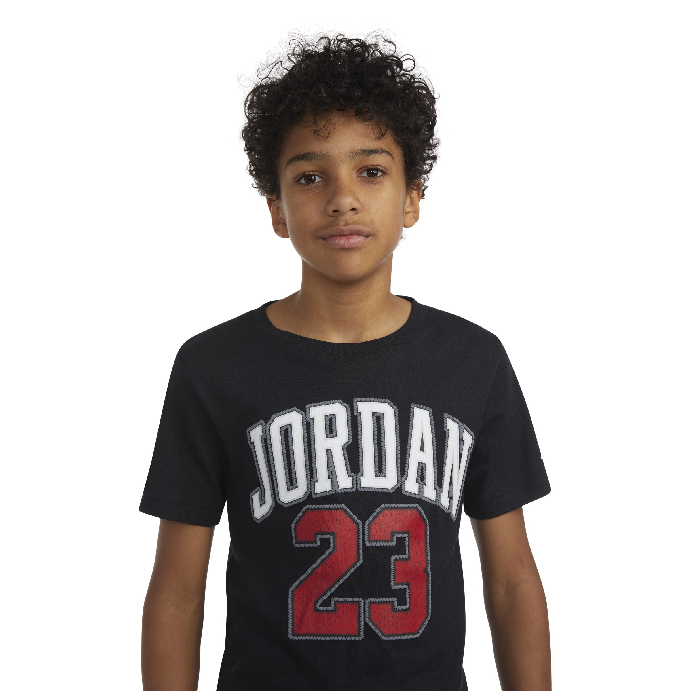 Jordan T-Shirt »PRACTICE FLIGHT SS TEE« mit Jordan-23-Schriftzug, Kurzarmdesign, aus Baumwolle und Polyester