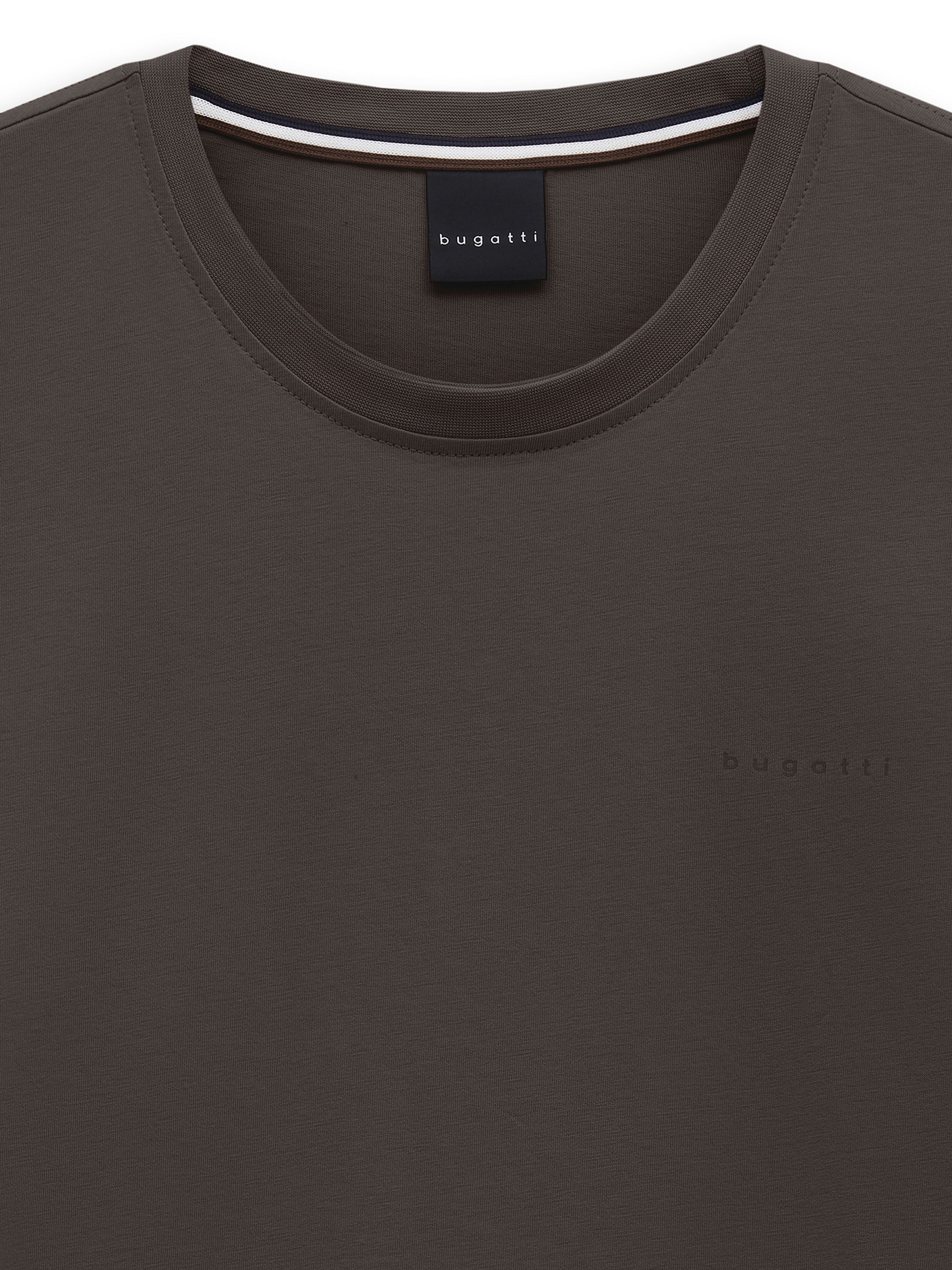bugatti T-Shirt »Modern Fit« Modern Fit Baumwolle Brustprint