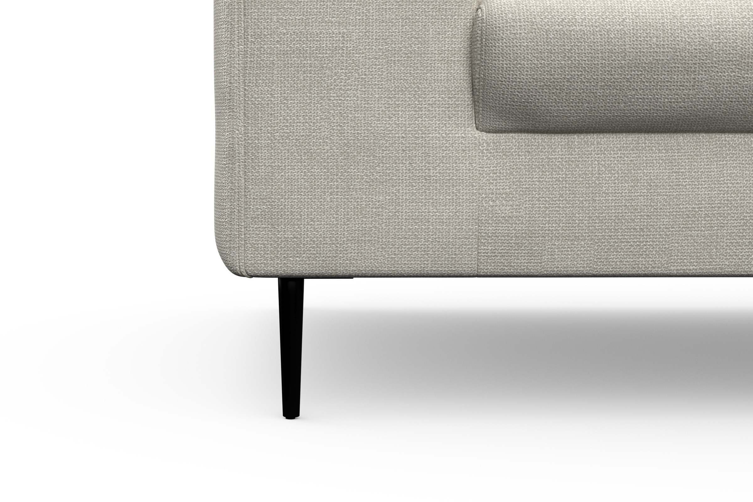 DOMO collection Ecksofa »Modica kompakt und elegant, Breite 244, L-Form«, moderne Optik mit extrabreiter Recamiere, auch in Cord