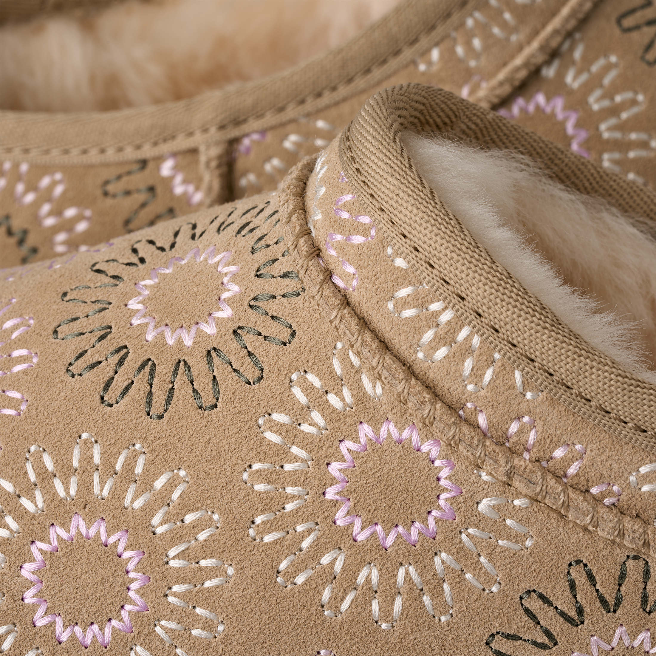 UGG Schlupfboots »CLASSIC MICRO SUN STITCH«  Boots, Clog mit Anziehlasche