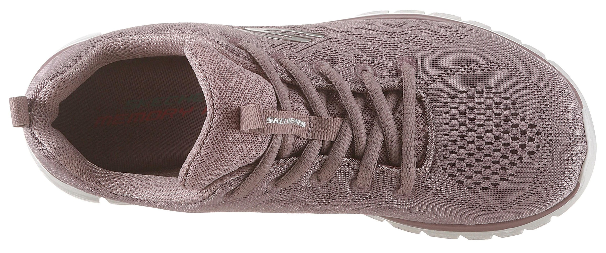 Skechers Sneaker »Graceful - Get Connected«, Freizeitschuh, Halbschuh, Schnürschuh mit Memory Foam