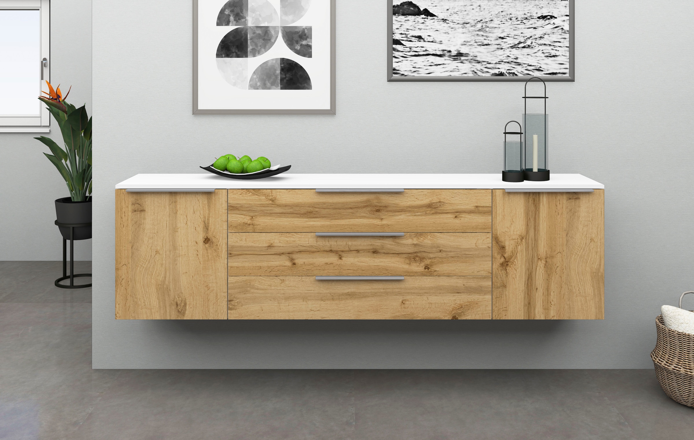 borchardt Möbel Sideboard »Oliva«, Breite 166 oder 200 cm