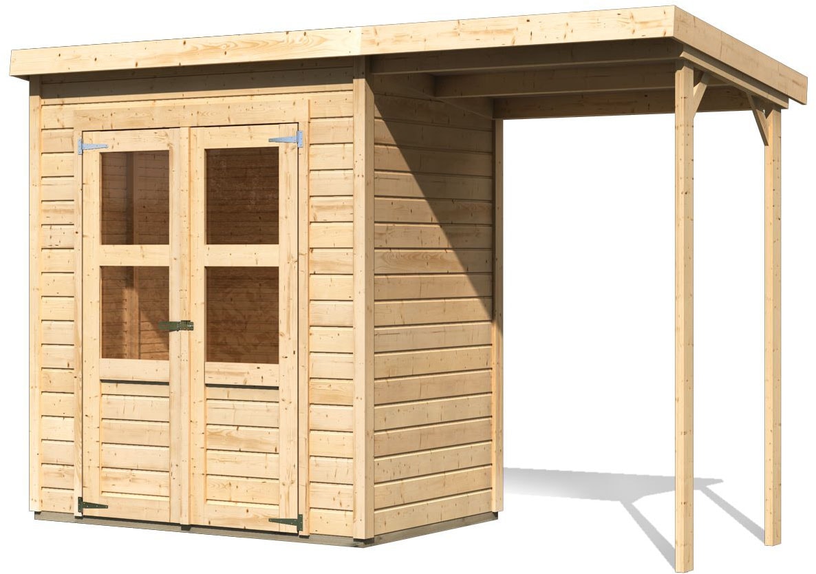 KONIFERA Gartenhaus »Amrum 2« inkl. Anbaudach
