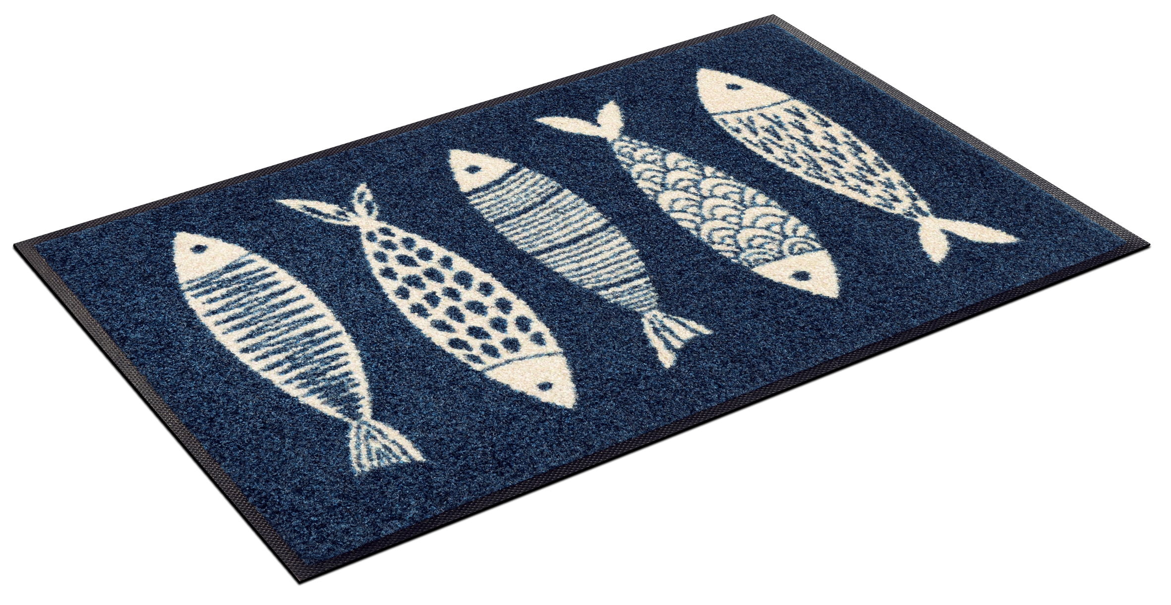 wash+dry by Kleen-Tex Fußmatte »und Läufer Fish Tango« rechteckig 7 mm Höhe