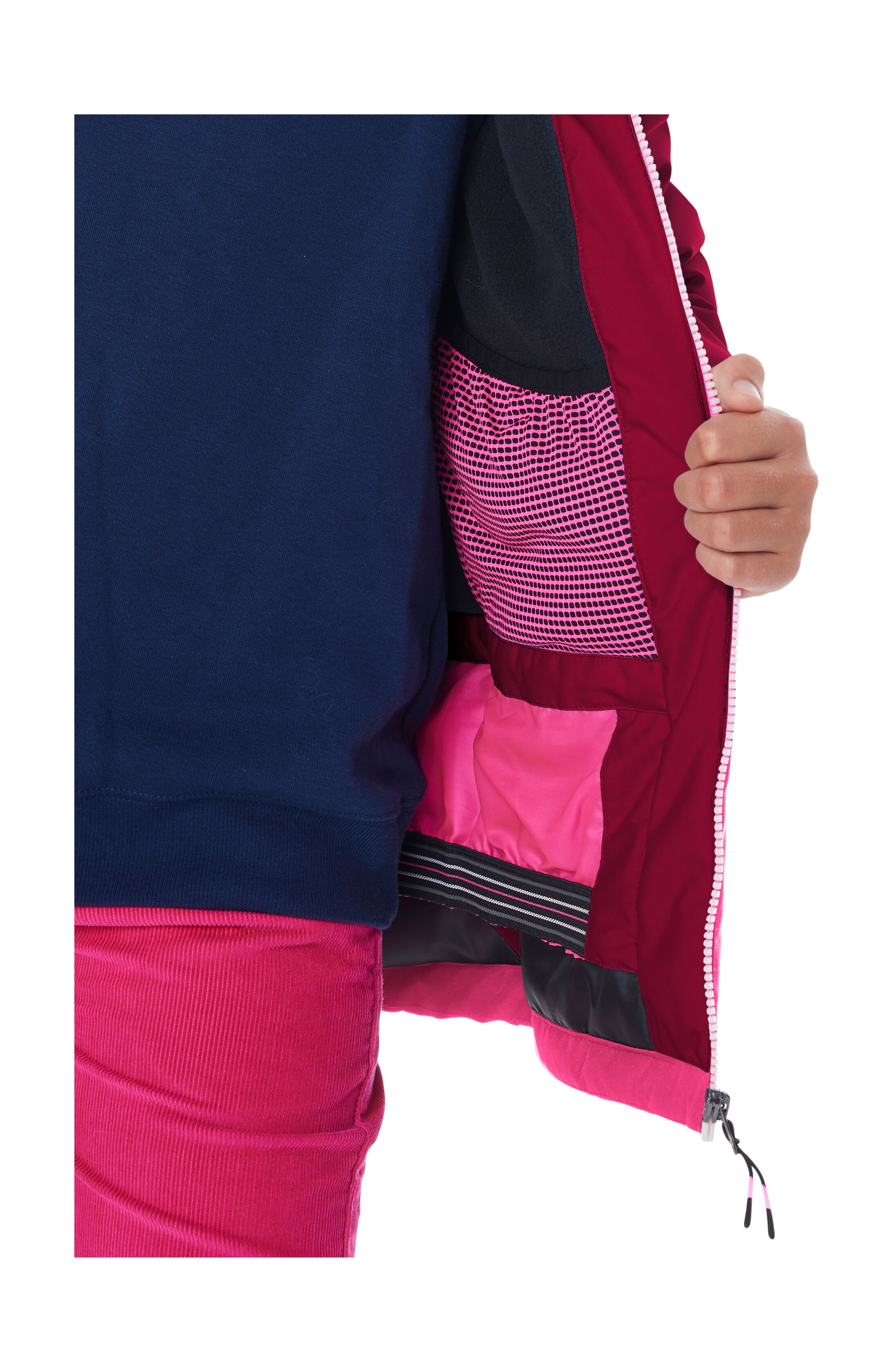 Killtec Skijacke »KSW 331 GRLS SKI JCKT« Atmungsaktive, wasserdichte Jacke mit Fleece-Innenseite, Skipasstasche