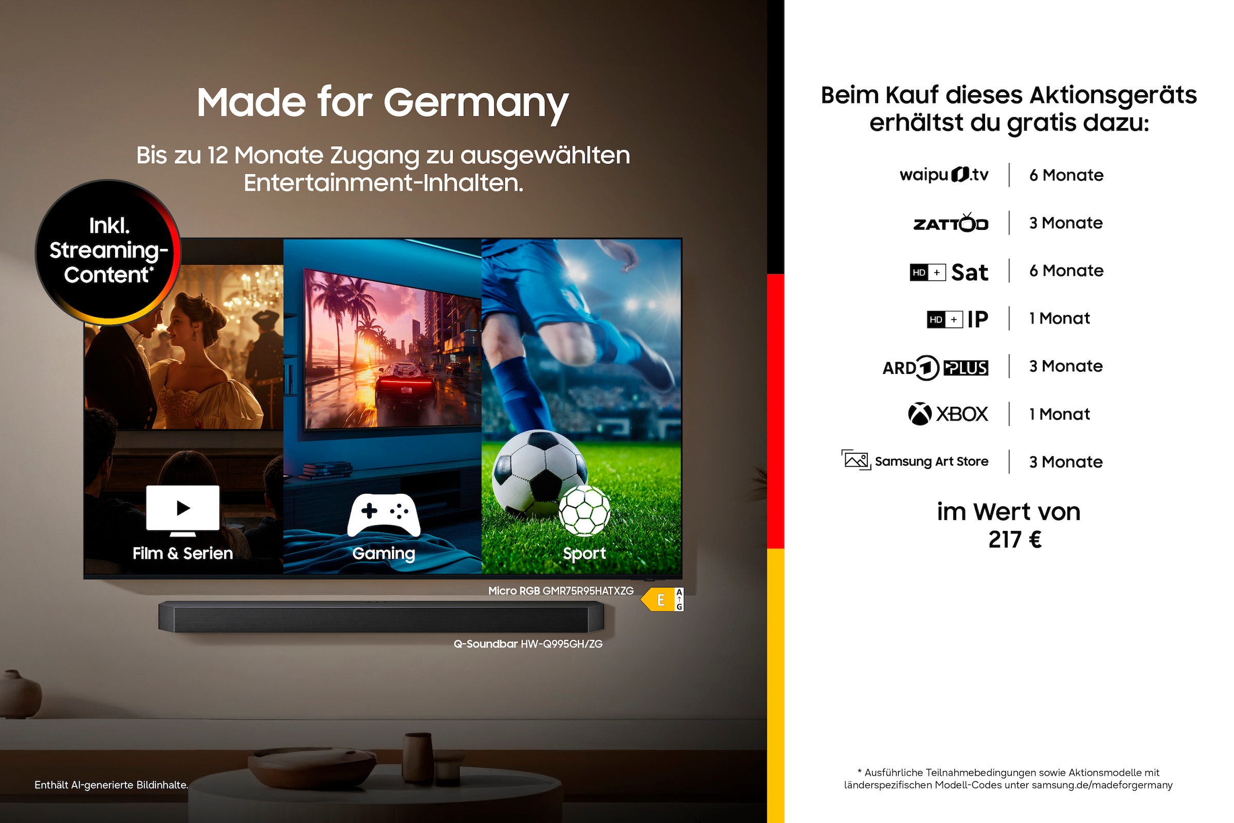 Samsung LED-Fernseher »GU55U8099HU« 138 cm/55 ″ Smart-TV