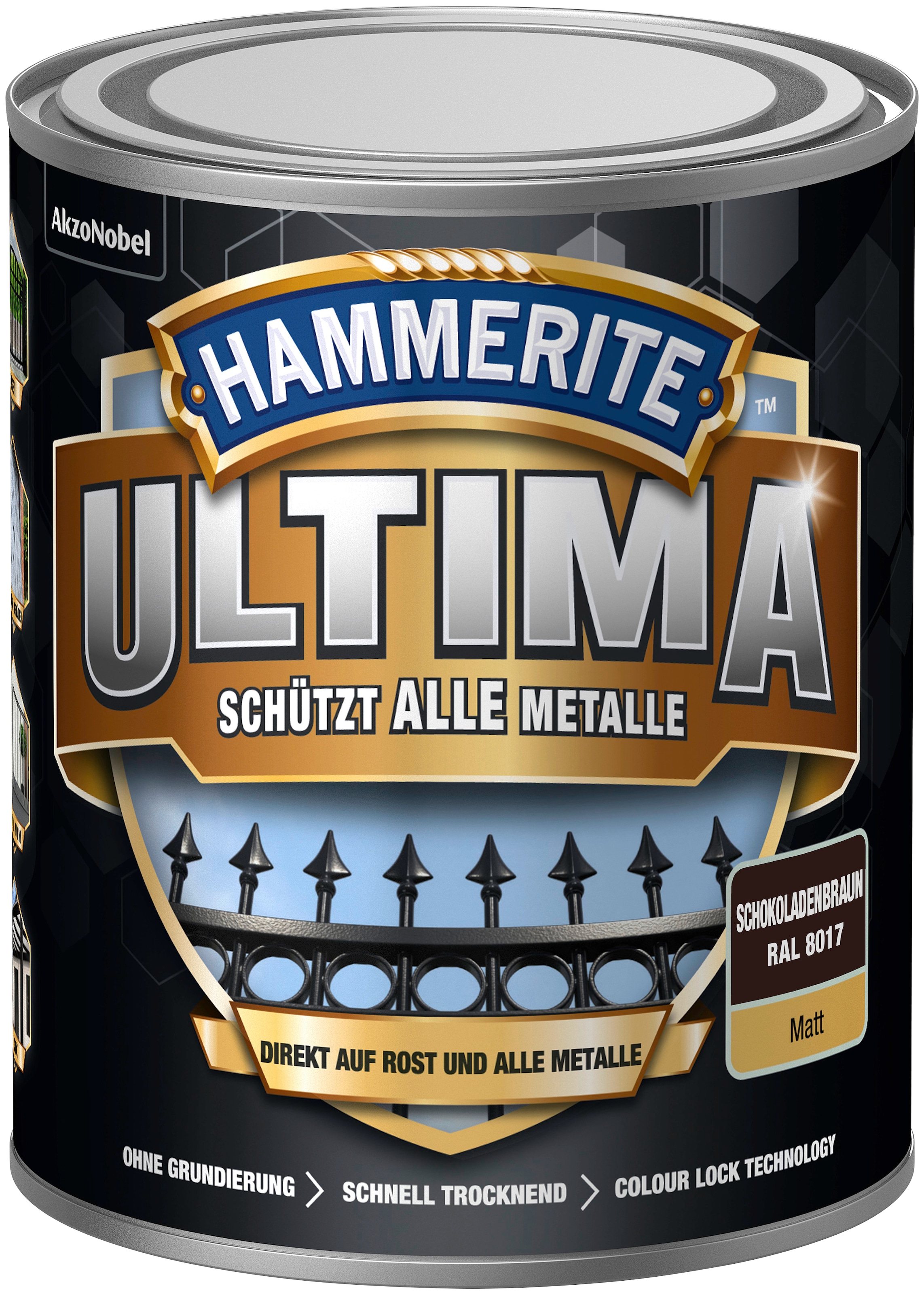Hammerite Metallschutzlack »ULTIMA«, 3in1, schokoladenbraun RAL 8017, matt  kaufen bei OTTO