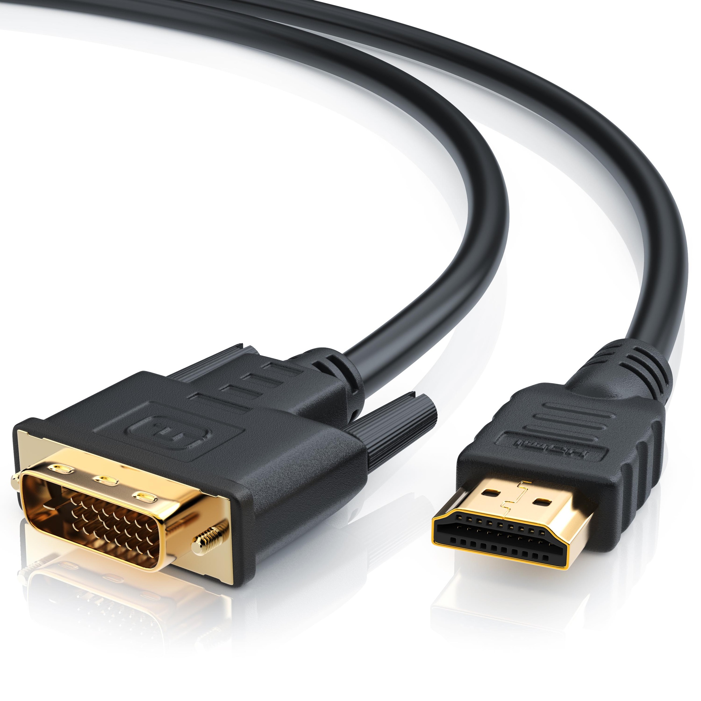 Dual Link DVI auf HDMI HDTV Adapter Kabel »DVI-D Stecker (24+1pol.)...