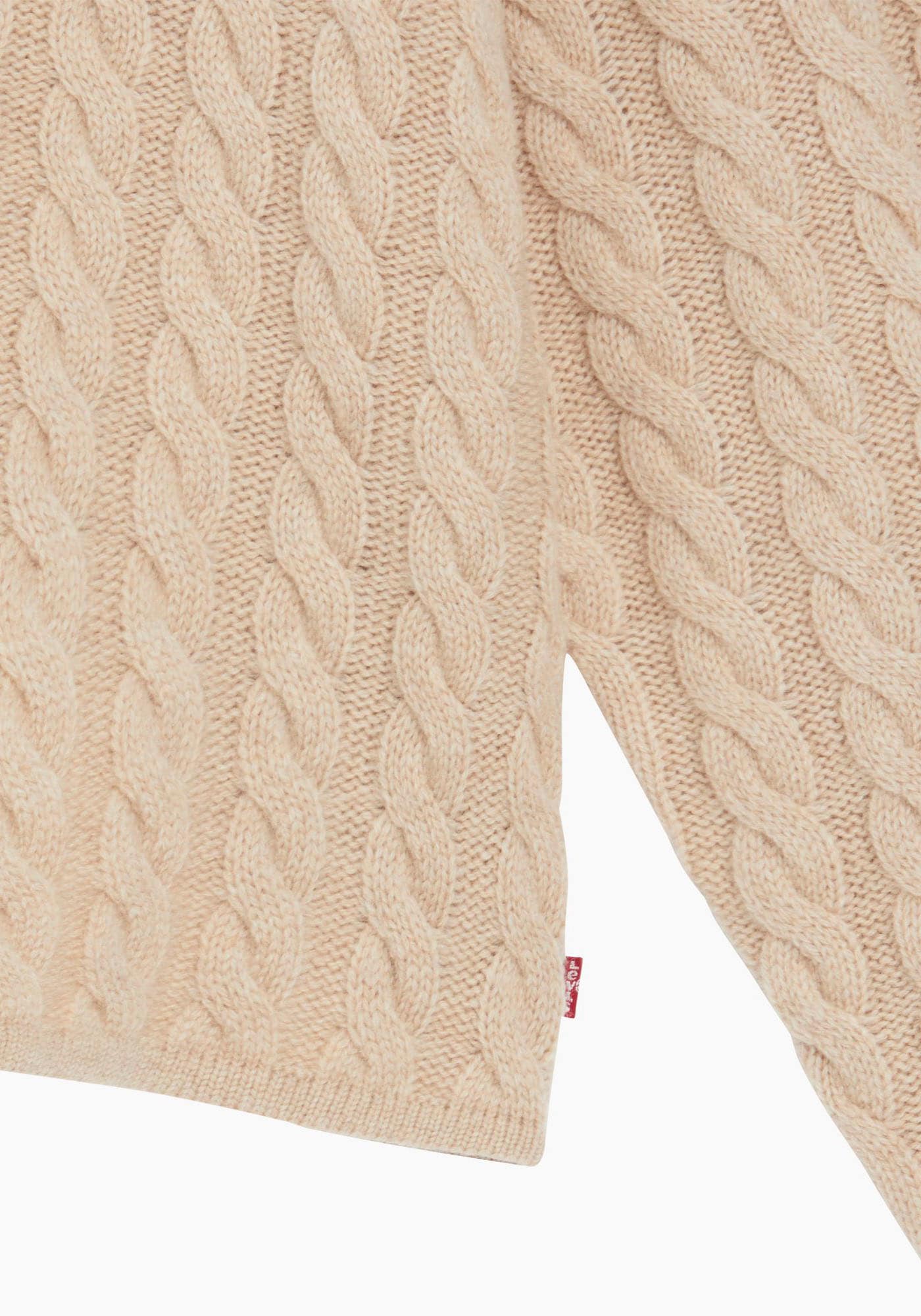 Levi's® Strickpullover »RAE SWEATER NEUTRALS«, in Zopfstrick Muster