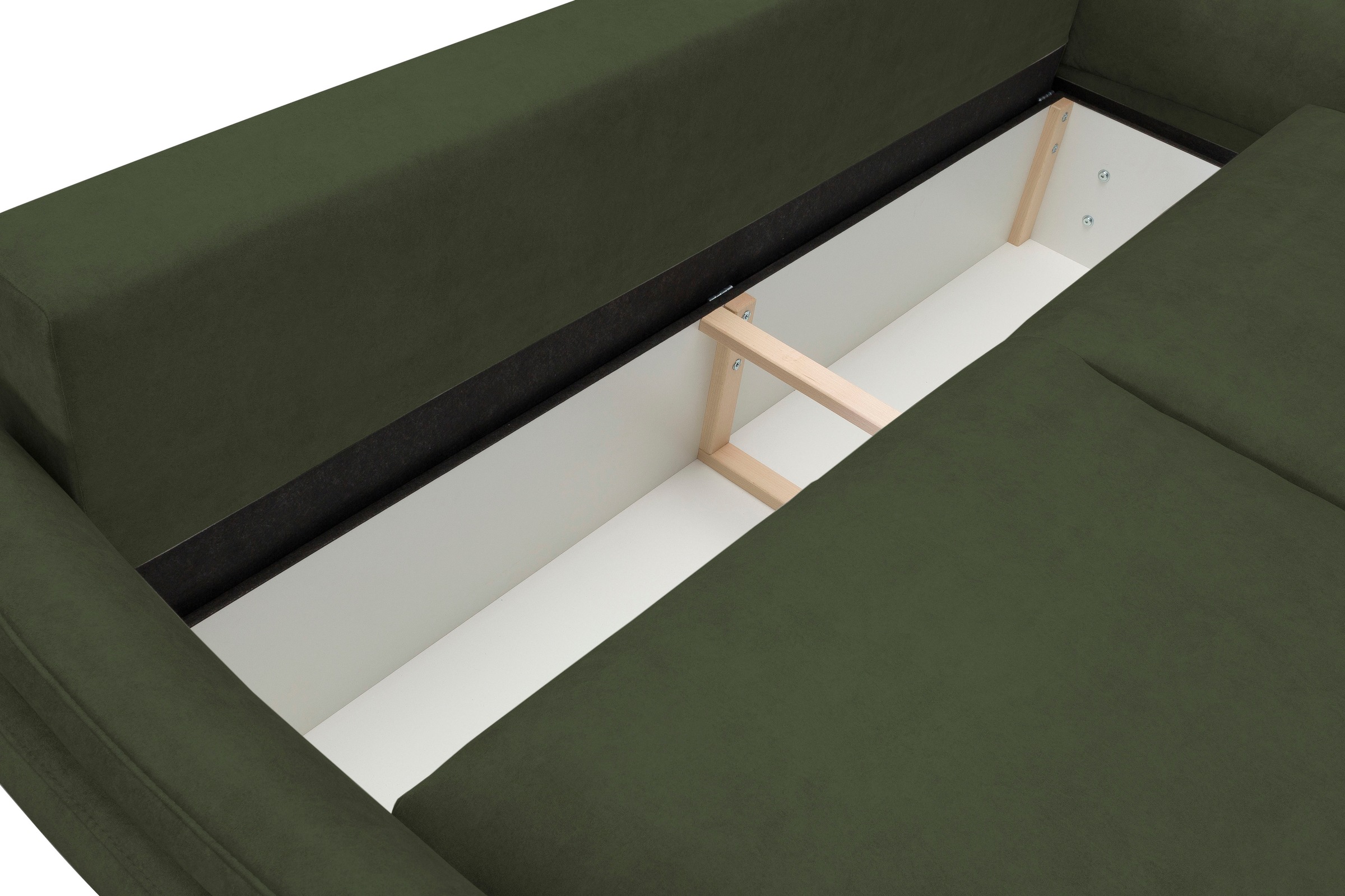 exxpo - sofa fashion 3-Sitzer »Kentt hochwertiger Sitzaufbau für hohen Sitzkomfort, bequeme Armlehnen« inkl. Boxspring/Federkern-Polsterung, Bettfunktion und Bettkasten