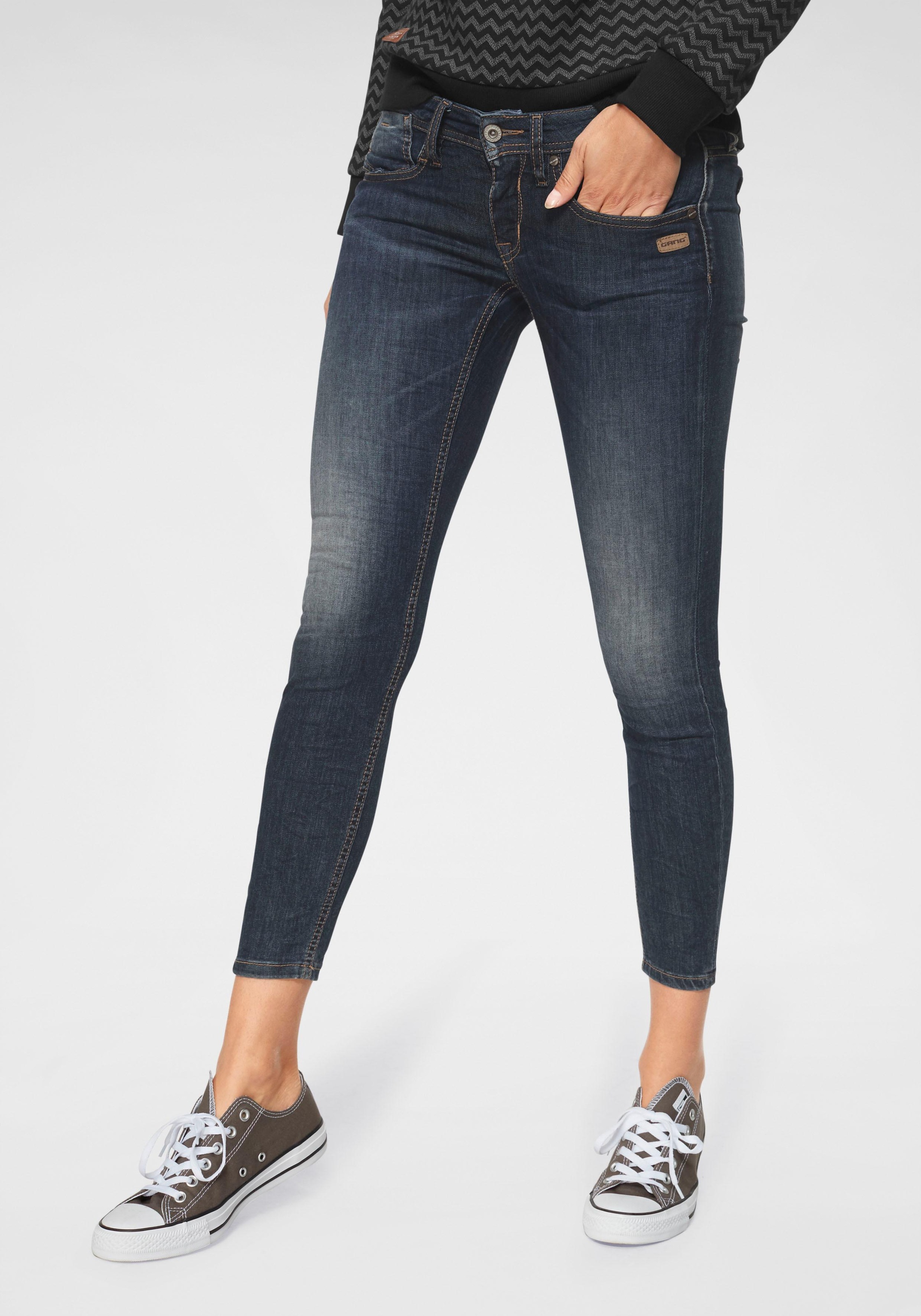GANG Skinny-fit-Jeans »Faye«, im Flanking-Style