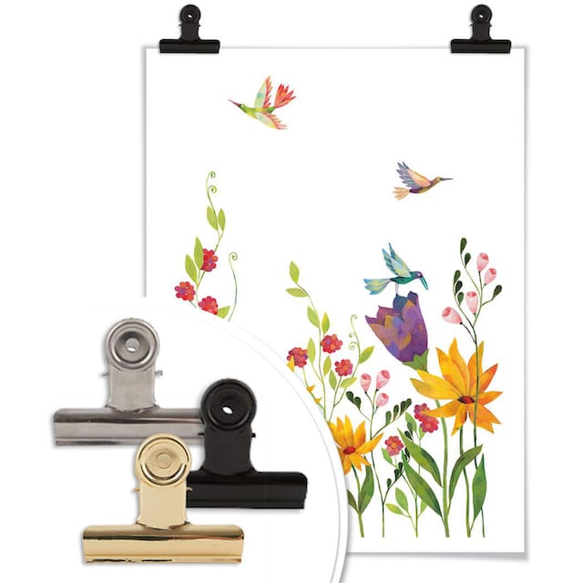 Wall-Art Poster »Blanz Blumen Blütenpoesie Floral«, Blumen, (1 St.), Poster,  Wandbild, Bild, Wandposter bei OTTO