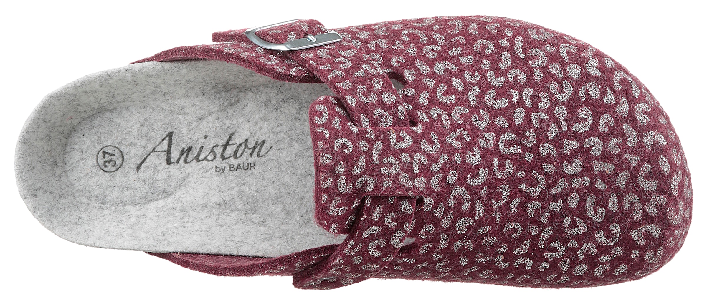Aniston SHOES Clog, Clog, Hausschuh, Homeslipper, verstellbare Schnalle - NEUE KOLLEKTION