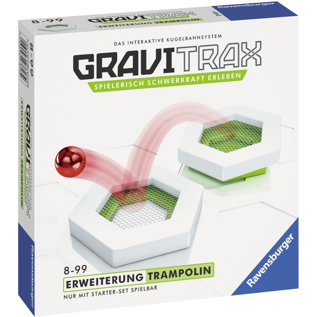 Ravensburger Kugelbahn-Bausatz »GraviTrax Trampolin«, (4 tlg.), Made in Europe, FSC® - schützt Wald - weltweit