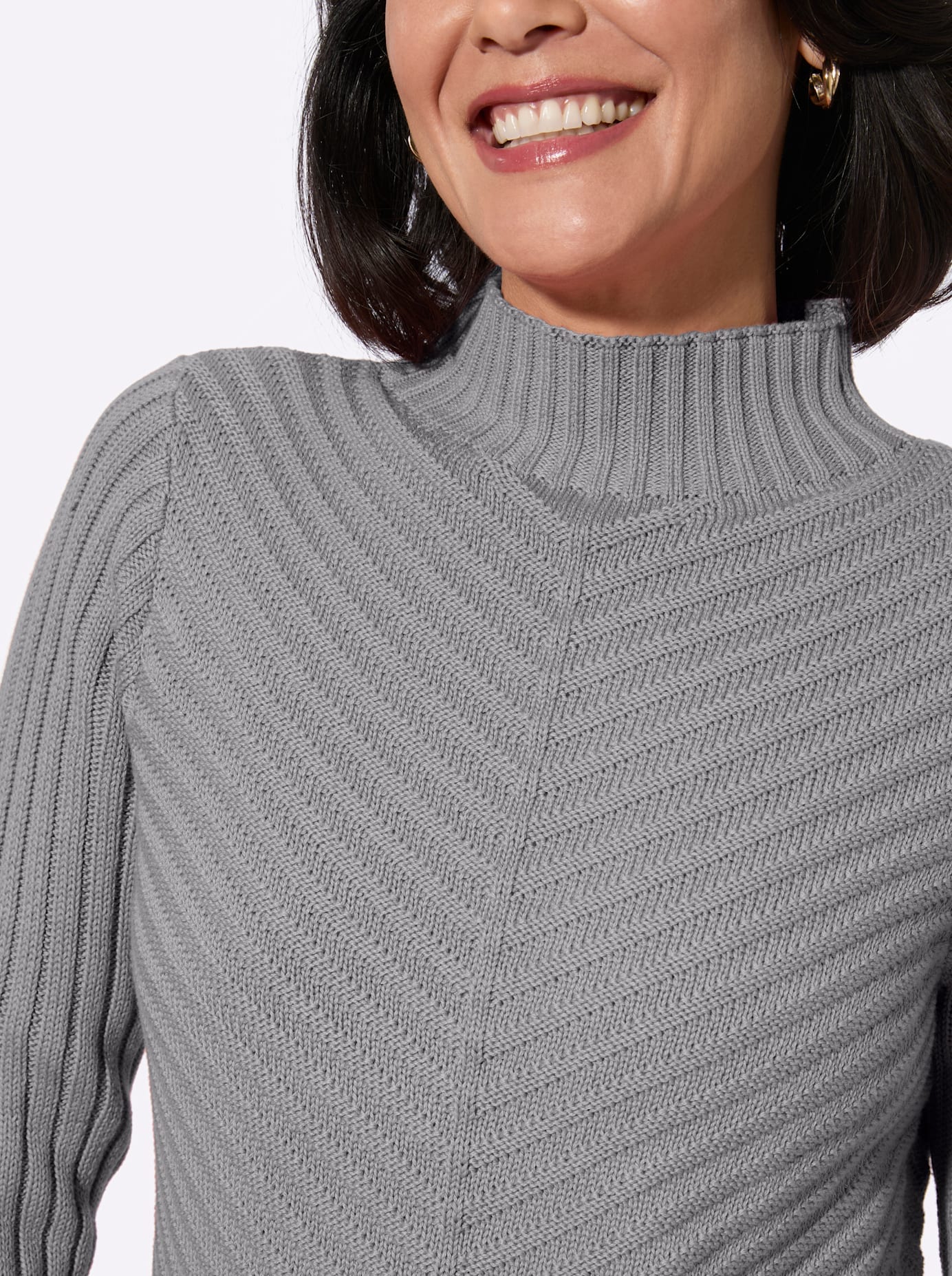 Casual Looks Stehkragenpullover »Stehkragen-Pullover«