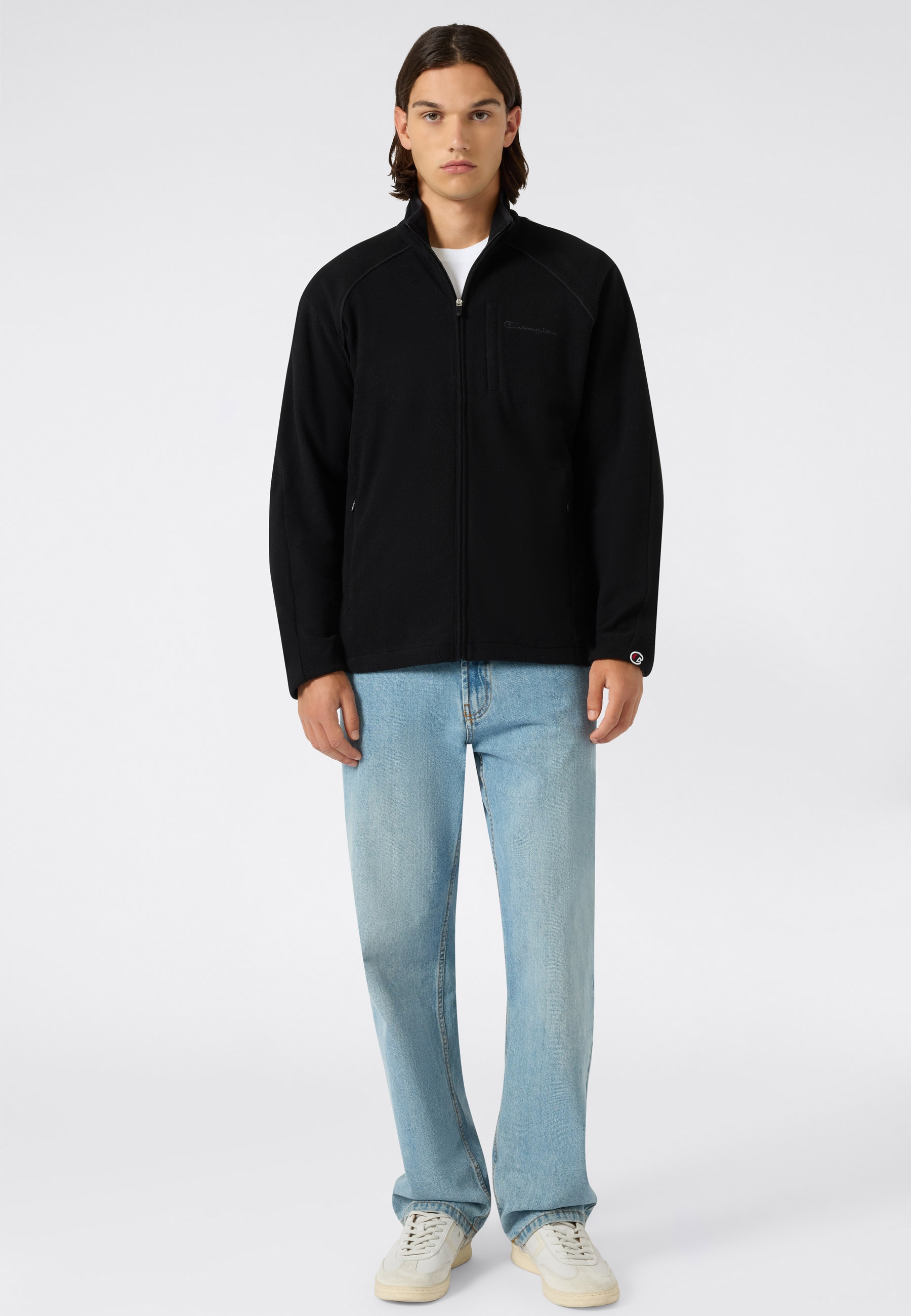 Champion Fleecejacke »SPORTWEAR ZIP-UP Standard Fit Micro Polar« mit durchgehendem Reißverschluss, sportlicher Stil, Standard Fit