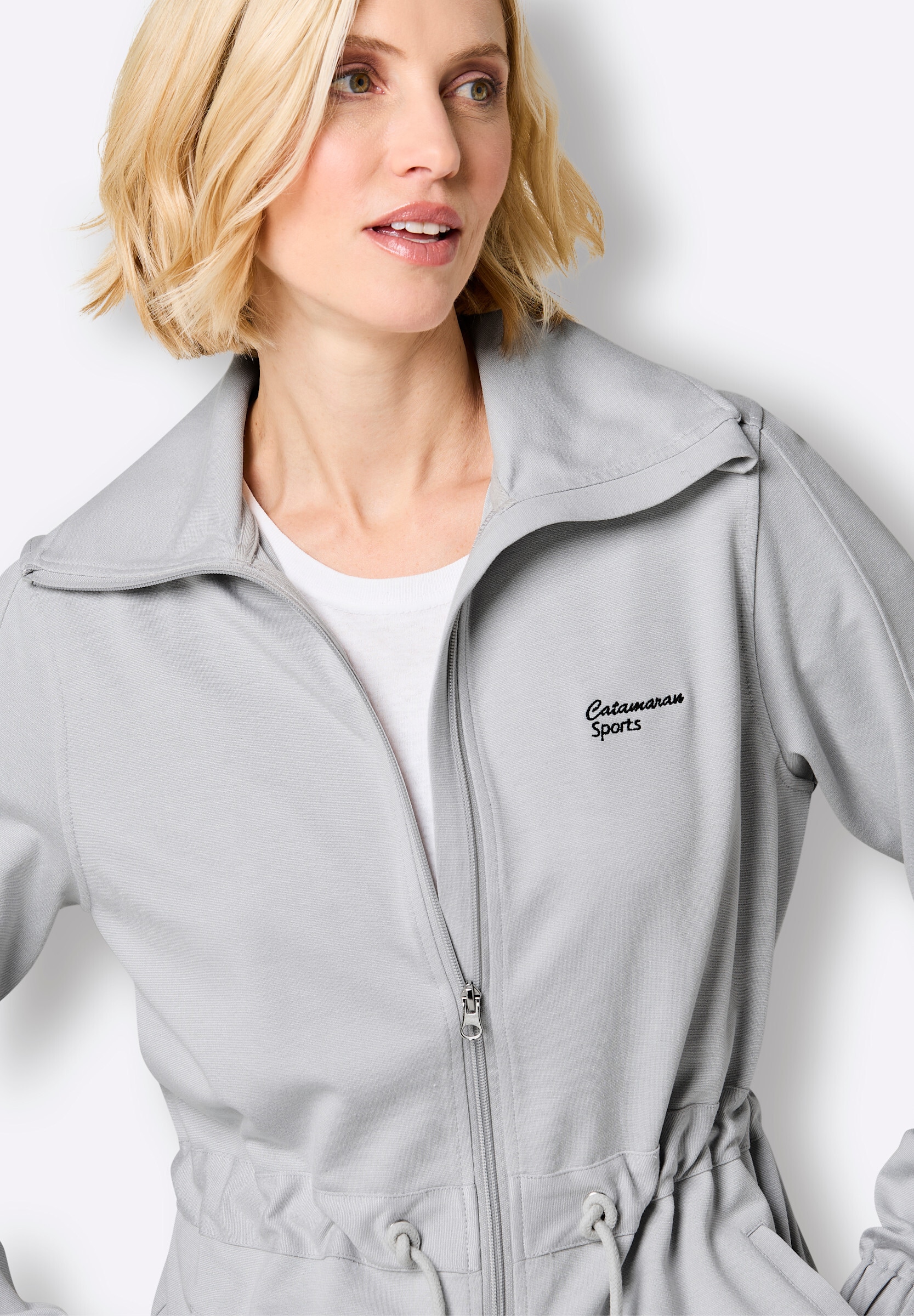 Witt Shirtjacke »Freizeitjacke Sweatjacke , auf Taillenhöhe weitenregulierbar«