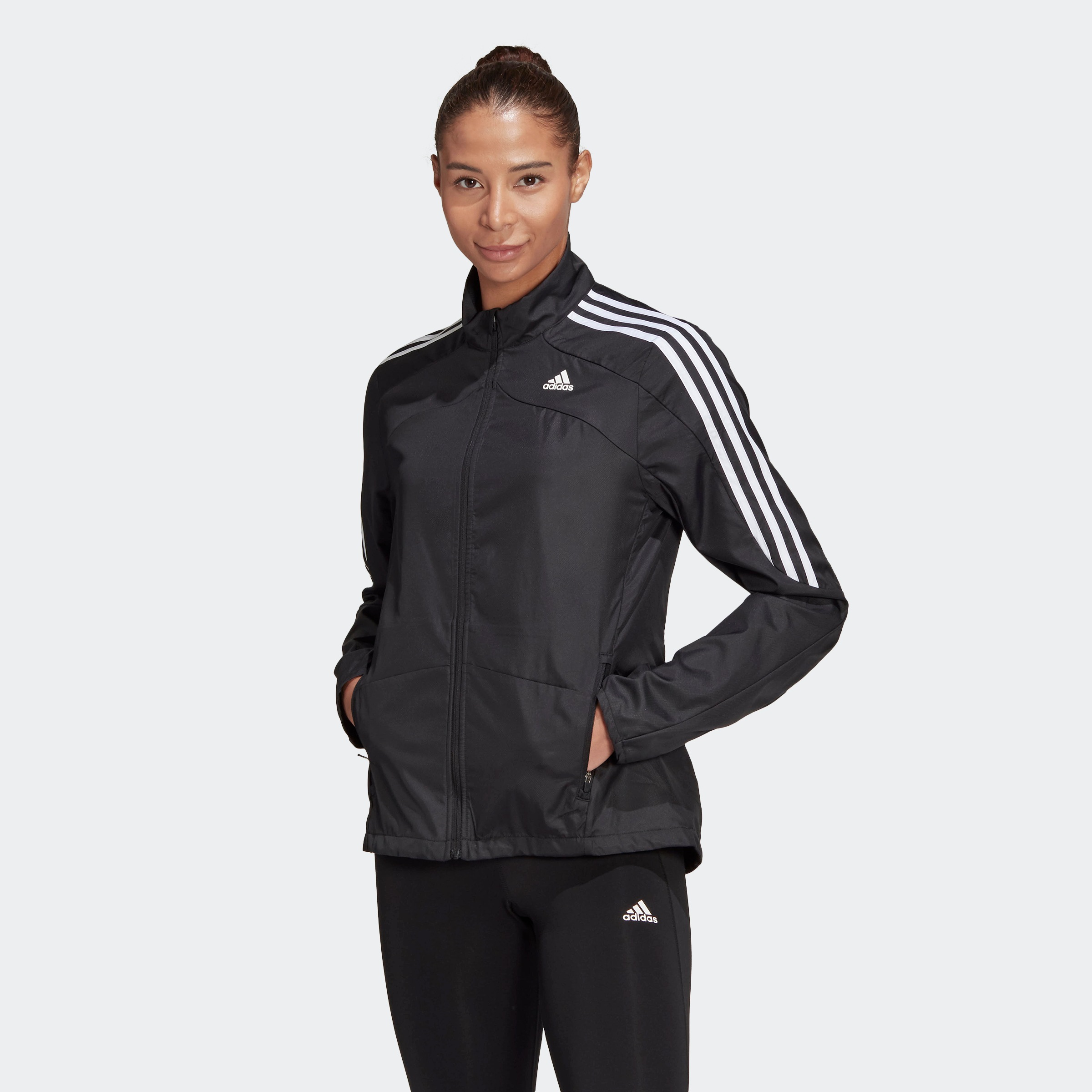 adidas Performance Laufjacke »MARATHON 3-STREIFEN«