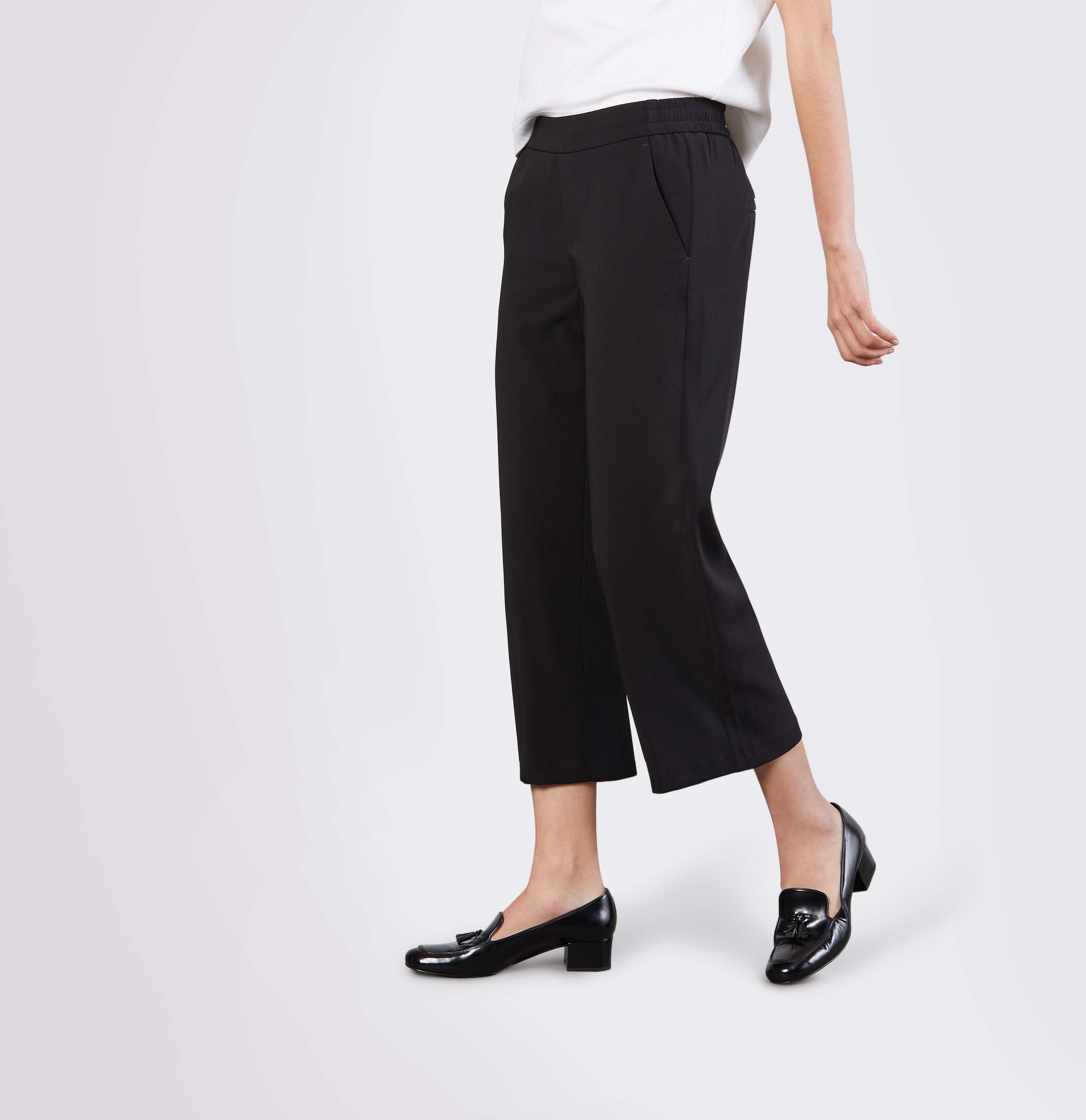 MAC 7/8-Hose »CHIARA cropped«, Modern und weit geschnitten