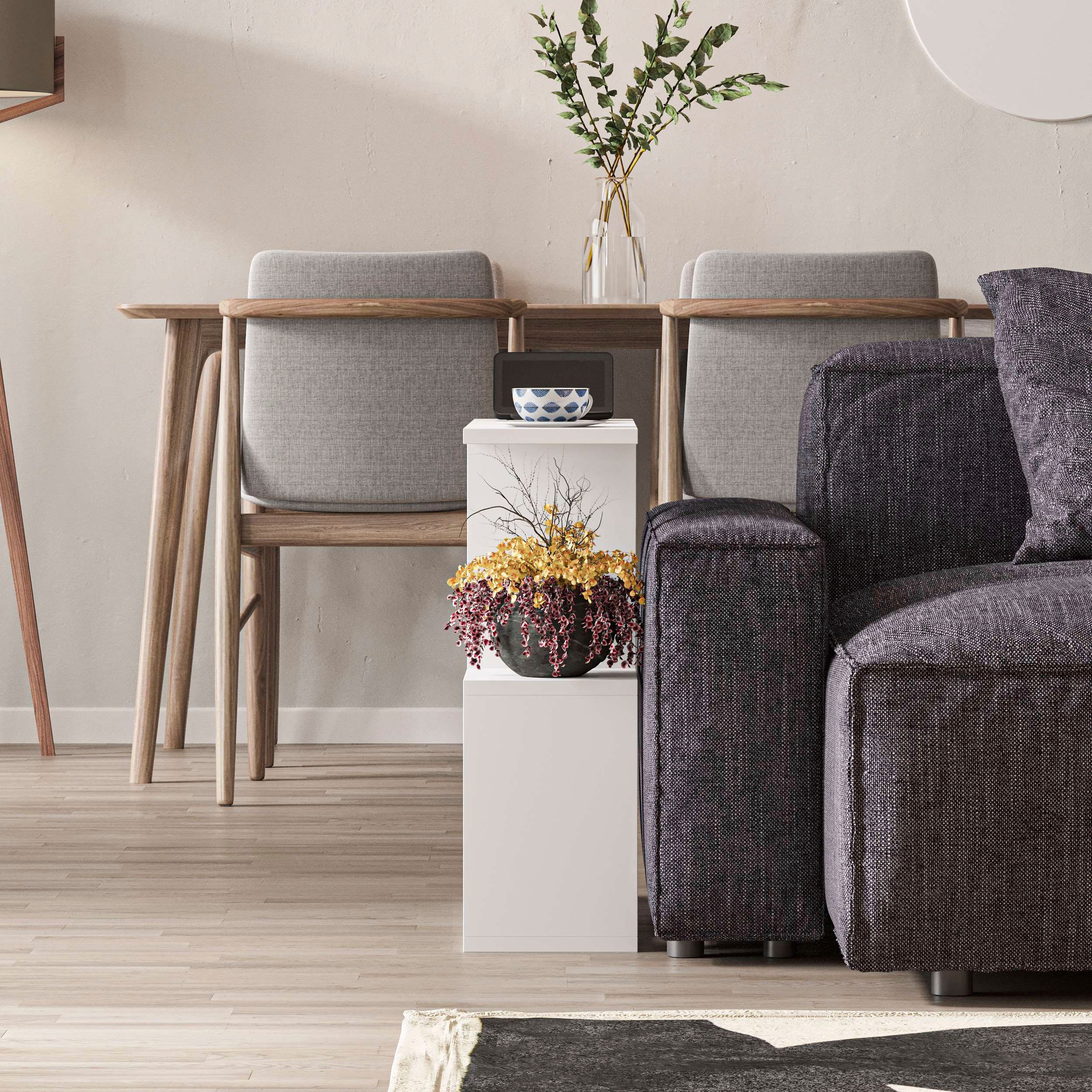 Decortie Beistelltisch »HOMEMANIA  BEISTELLTISCH« Packung, 1 Stk. tlg. Leichte Montage, Lagerung, Platzsparend