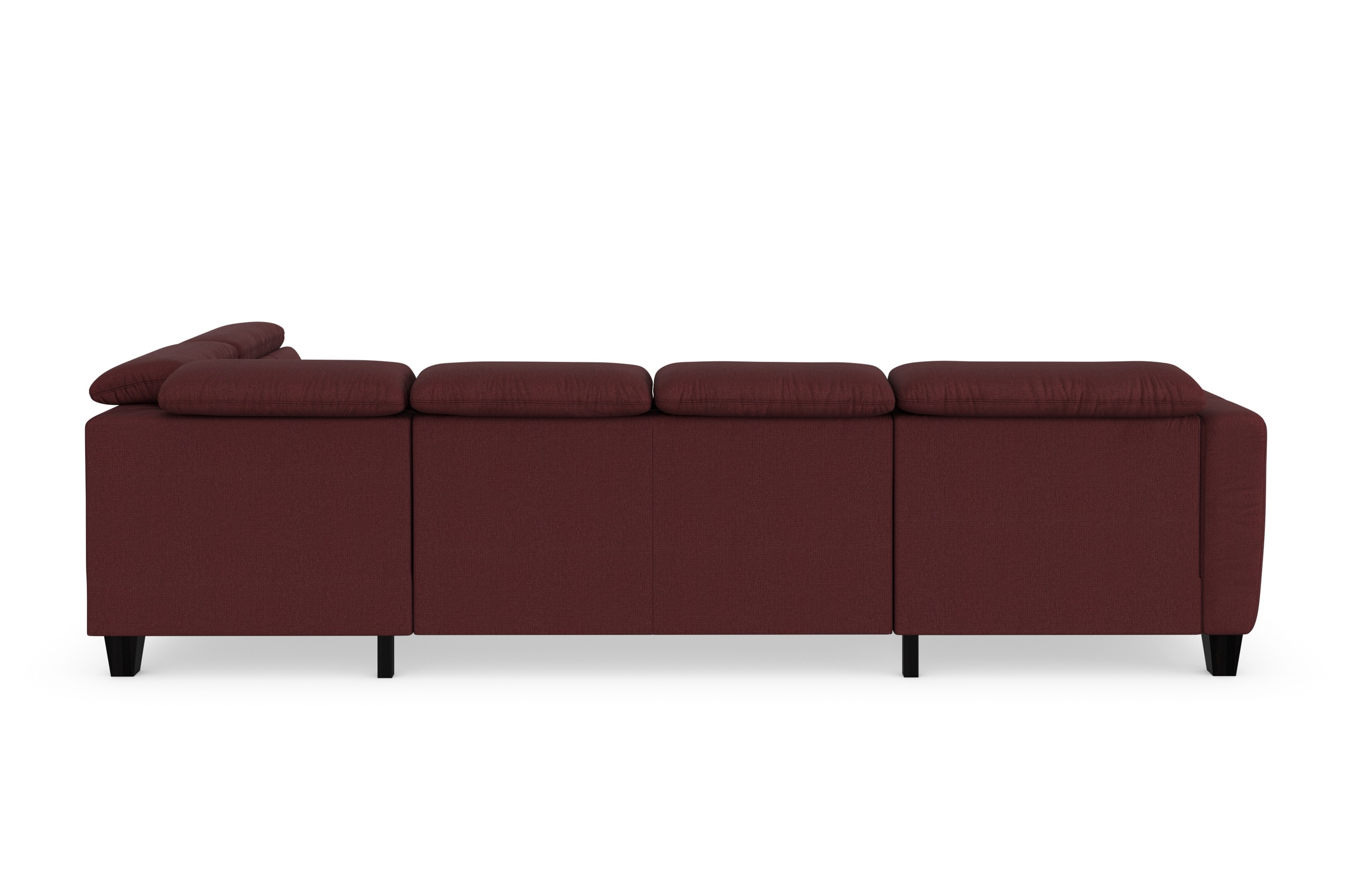sit&more Wohnlandschaft »Belluci U-Form«, Kopfteilverstellung und Federkern, wahlweise mit Bettfunktion