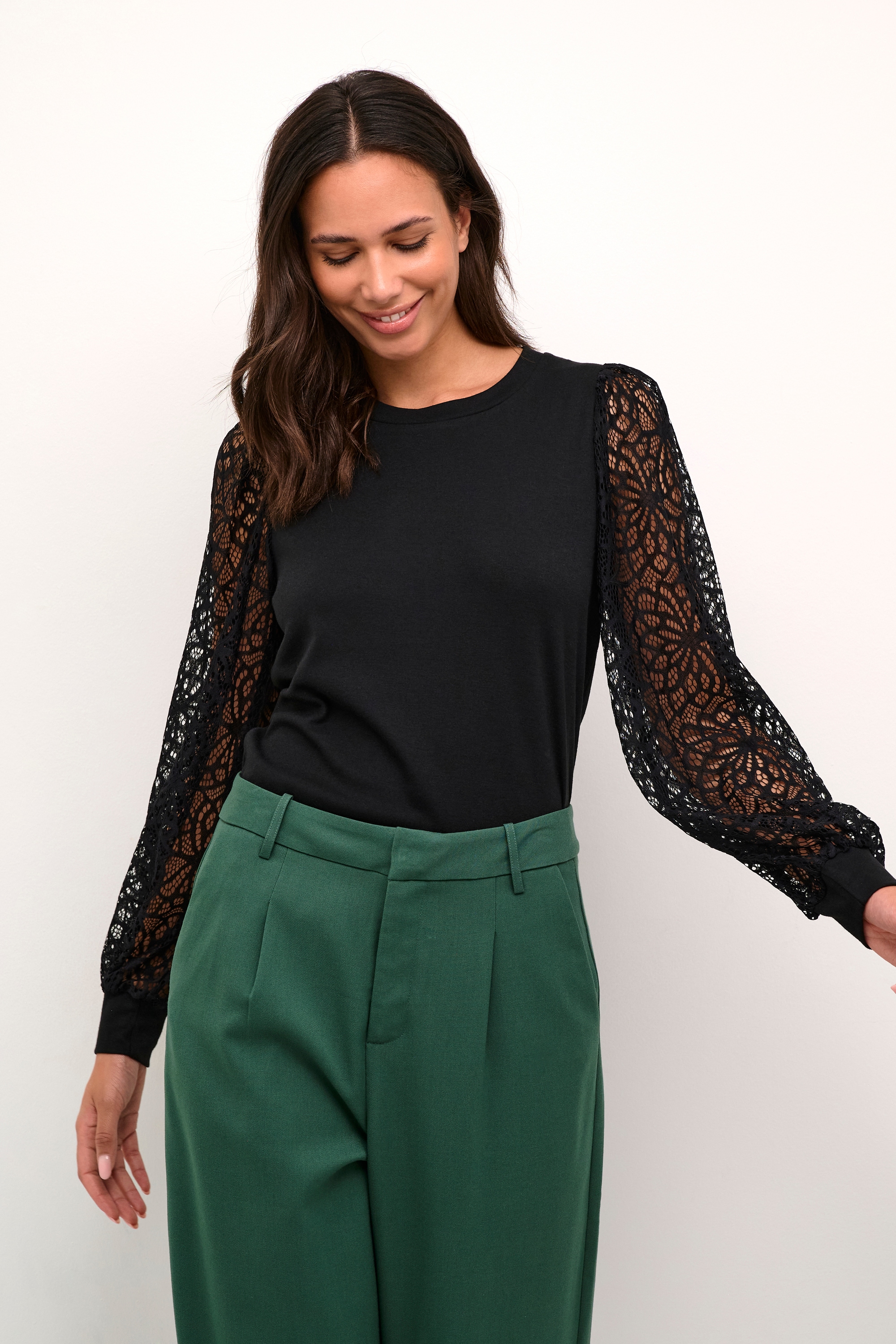 KAFFE Langarmbluse »Langarm-Shirt KAbecca«