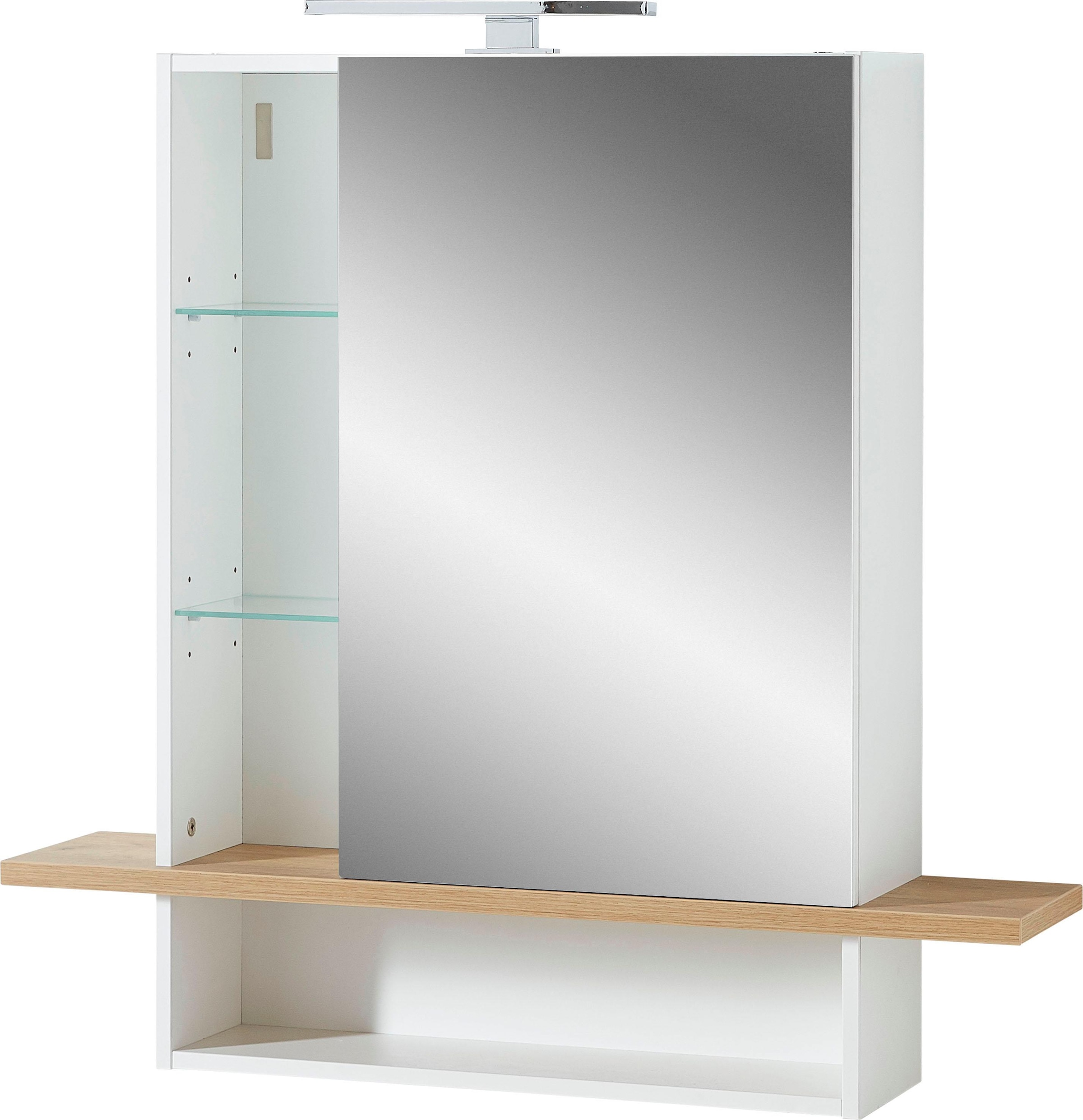 GERMANIA Badmöbel-Set »GW-Avellino«, 2-teilig, bestehend aus einem Spiegelschrank und einem Waschbeckenunterschrank
