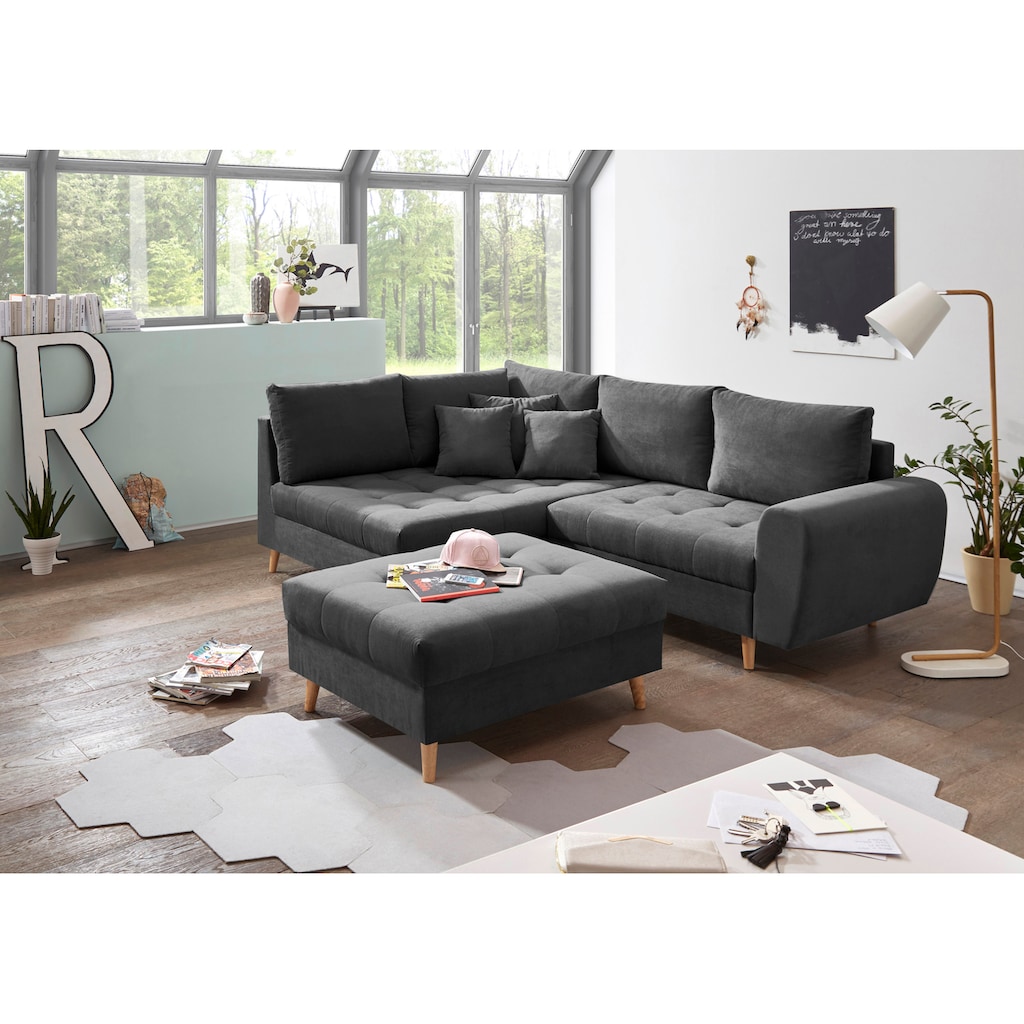 ED EXCITING DESIGN Ecksofa »Alice«, (Set)