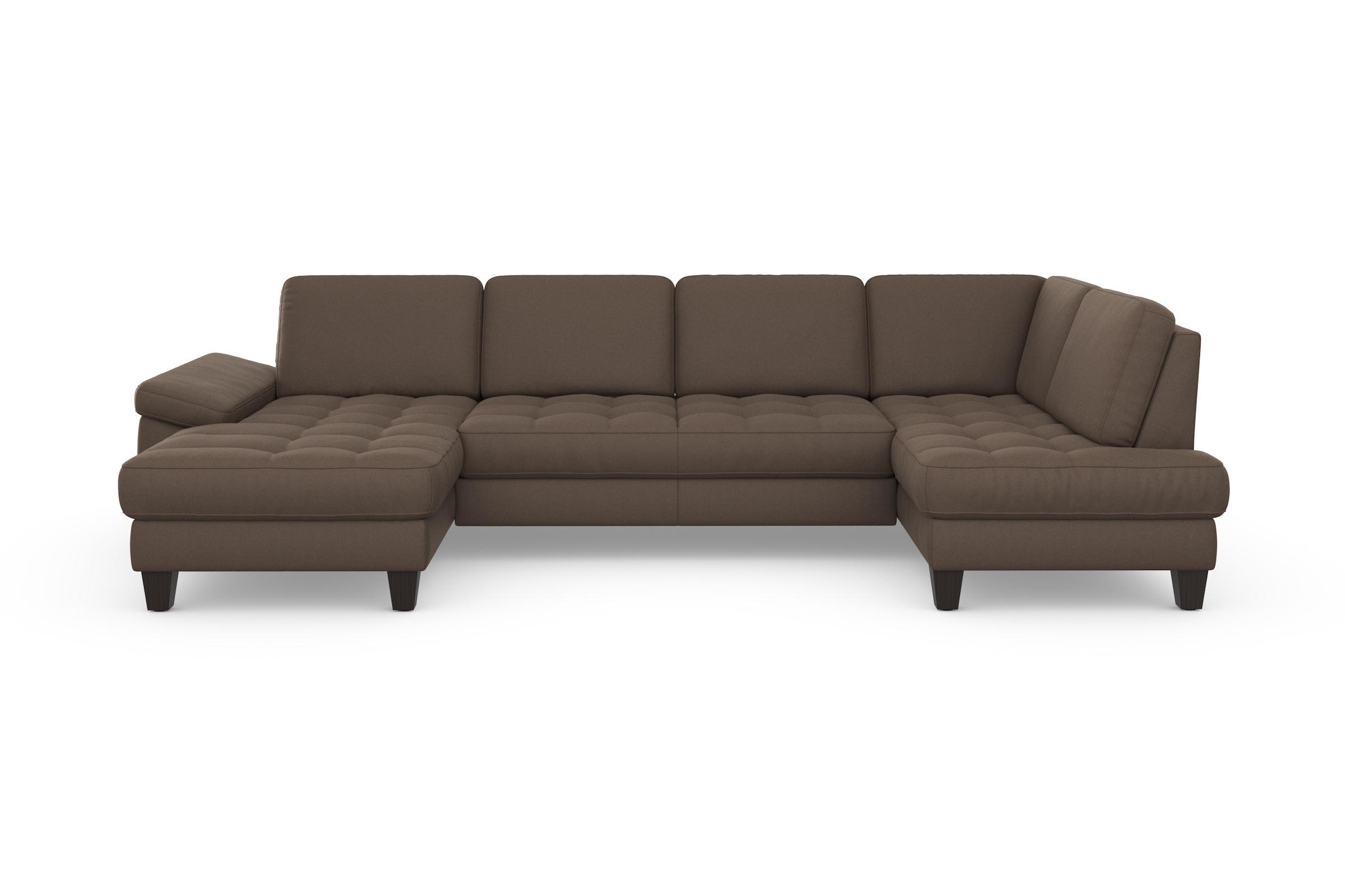 sit&more Wohnlandschaft »Westham U-Form«, wahlweise mit Bettfunktion, Bettkasten, Sitztiefenverstellung