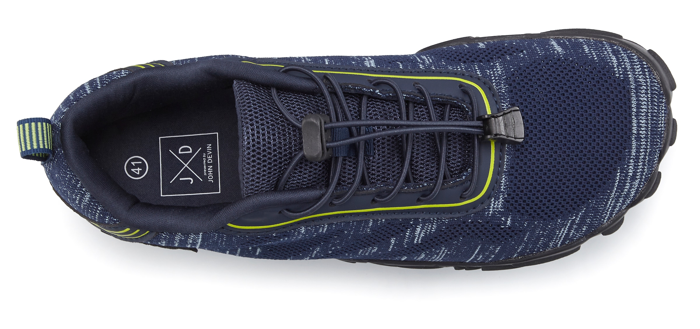 John Devin Sneaker »Freizeitschuh, Slip-In Sneaker«, mit elastischen Bändern für schnelles Reinschlüpfen, Unisex VEGAN
