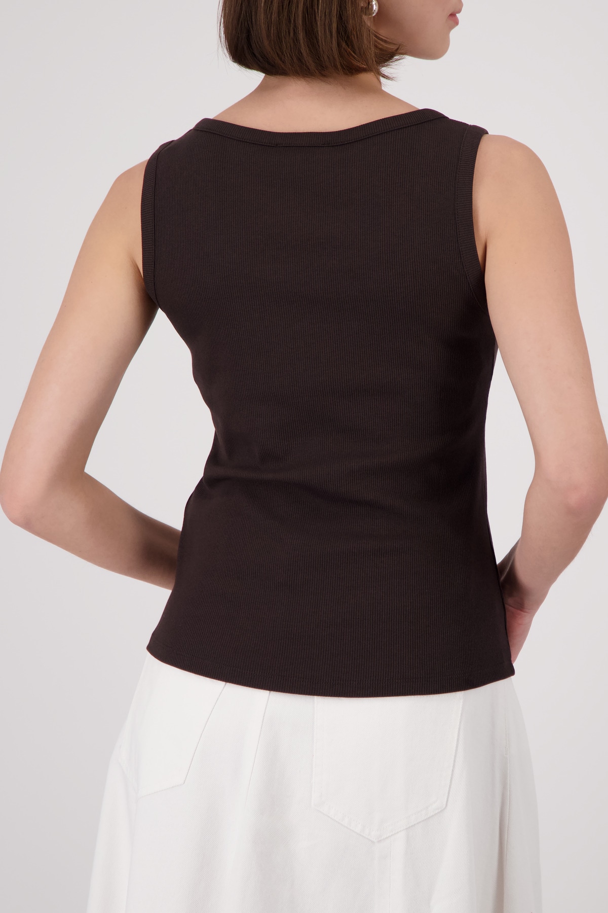 Monari Tanktop »Top Krebs« mit Glitzersteinchen