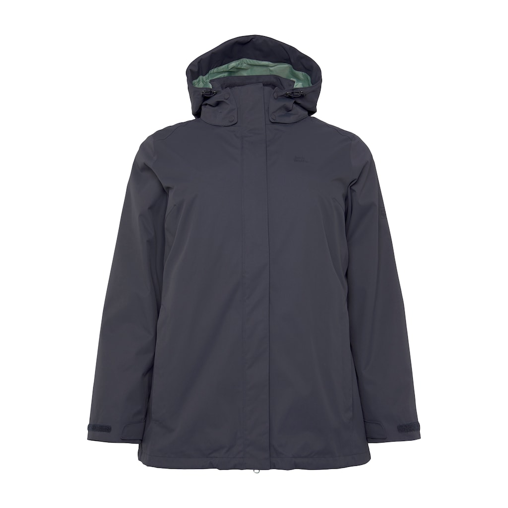 Jack Wolfskin 3-in-1-Funktionsjacke »ROSS ICE JKT«, mit Kapuze