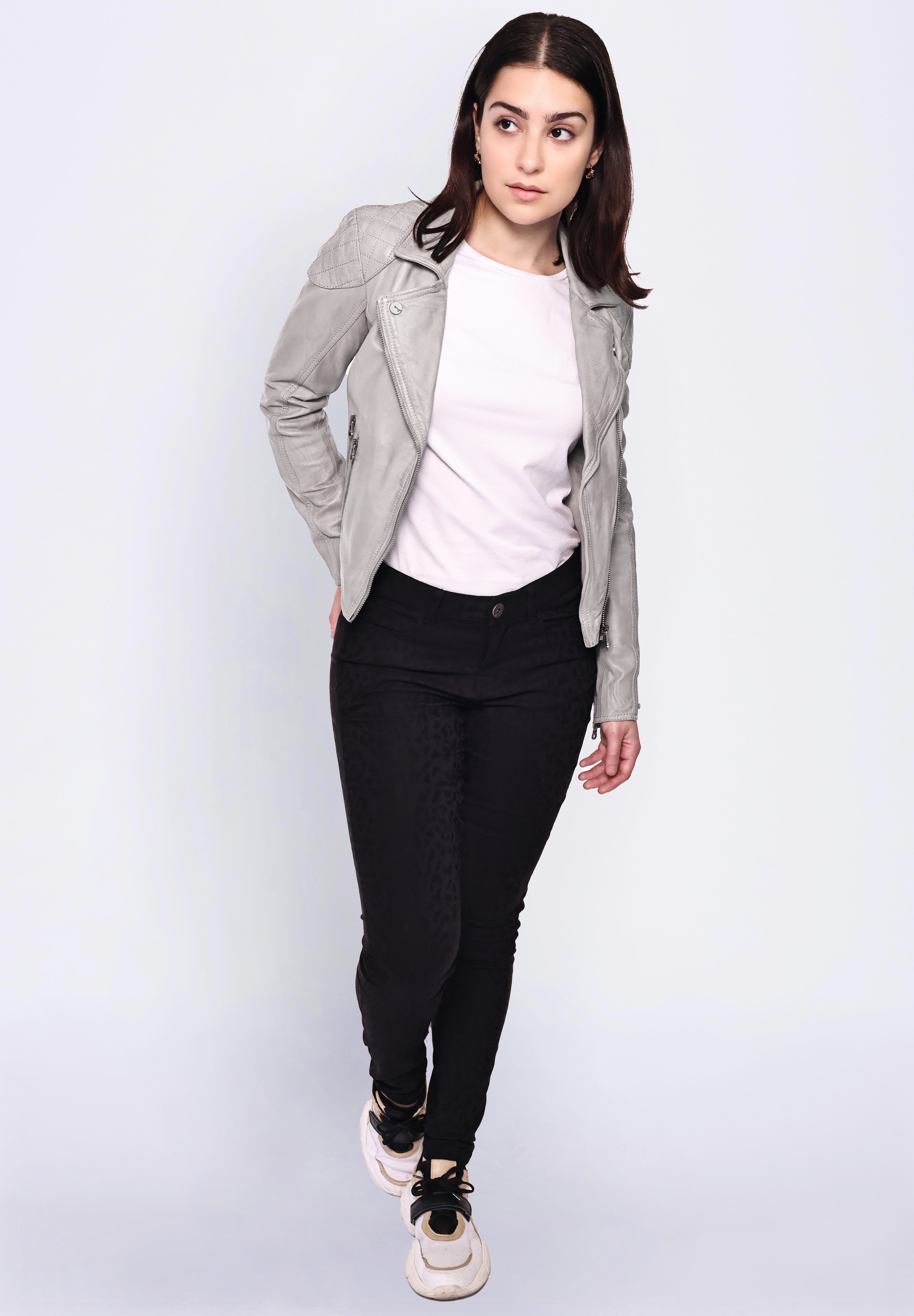 Maze Bikerjacke »Lederjacke Ibiza«