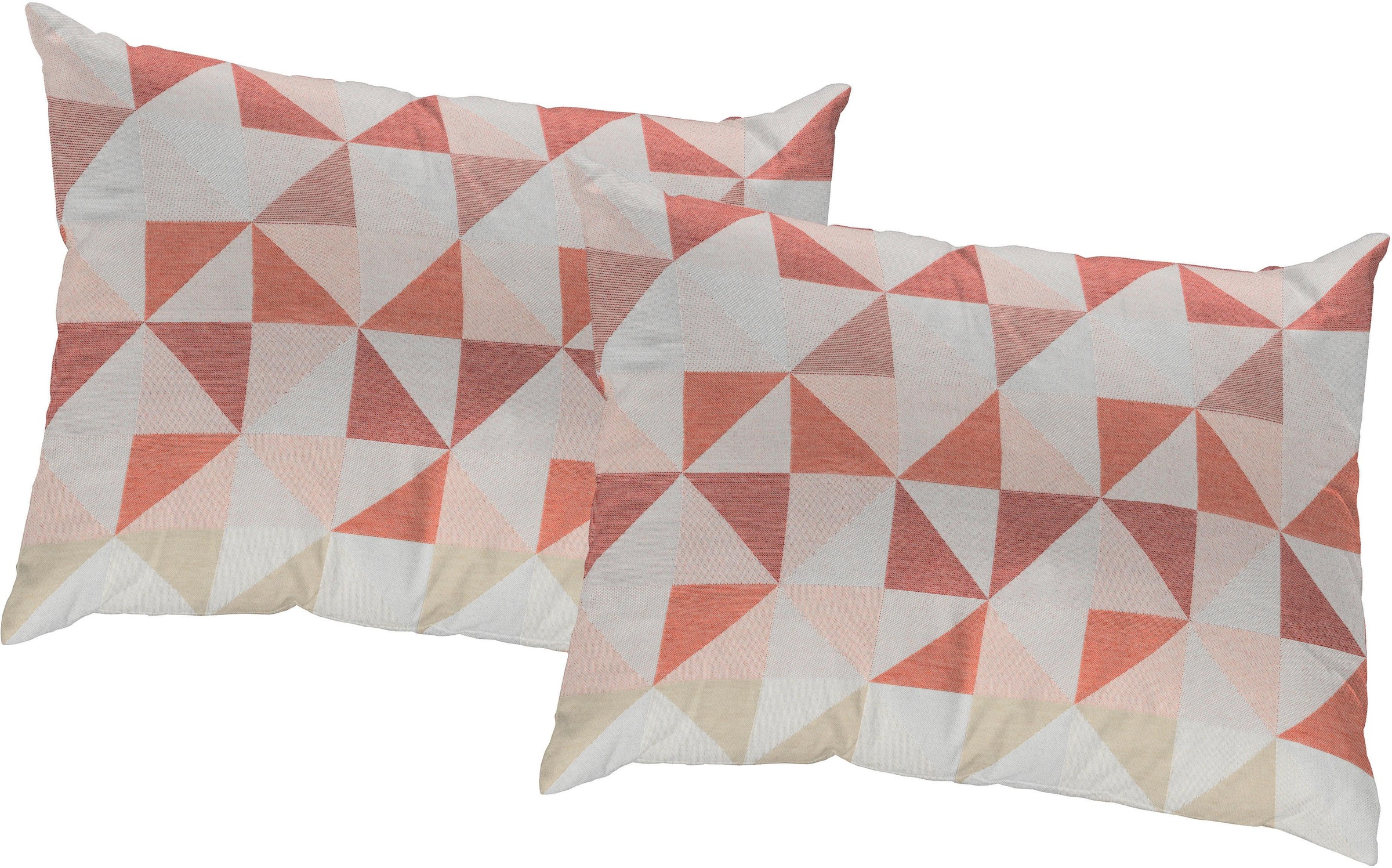 Wirth Dekokissen »Berlare« Kissenhülle ohne Füllung, 2 Stück