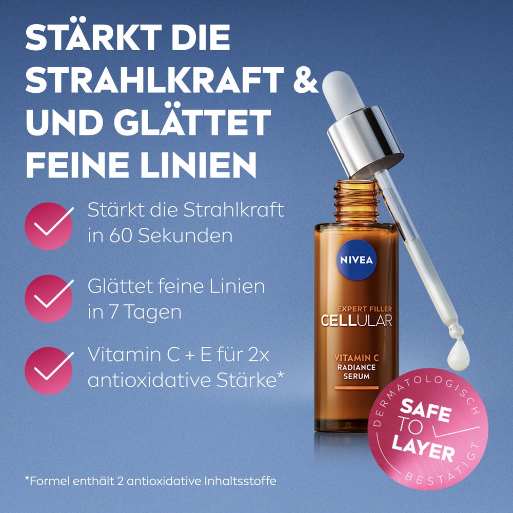 Nivea Gesichtspflege-Set »NIVEA CELLULAR Serum Layering Routine Set«