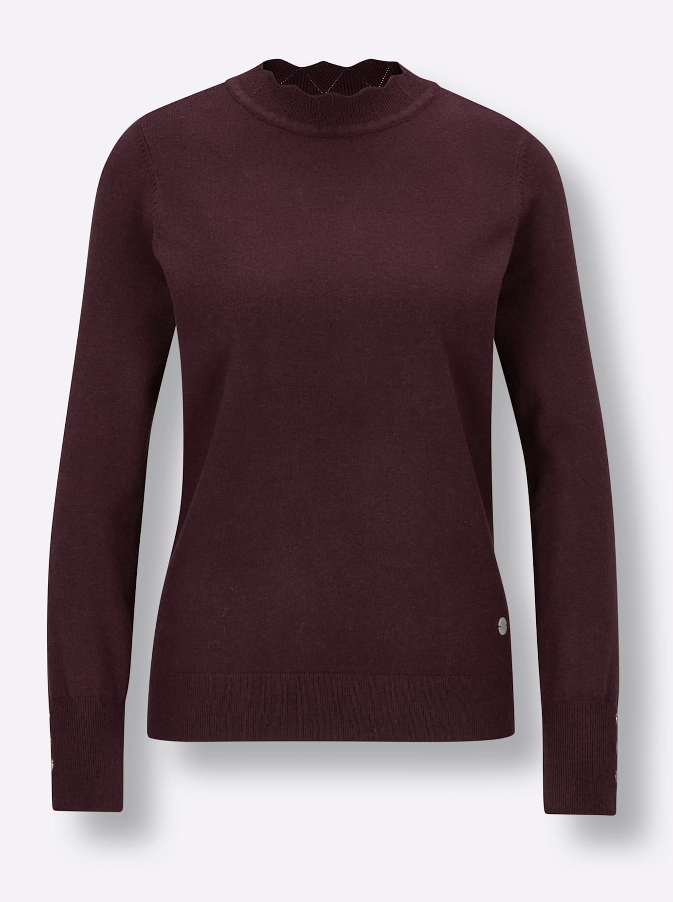 CREATION L PREMIUM Stehkragenpullover »Modal-Mix-Pullover«