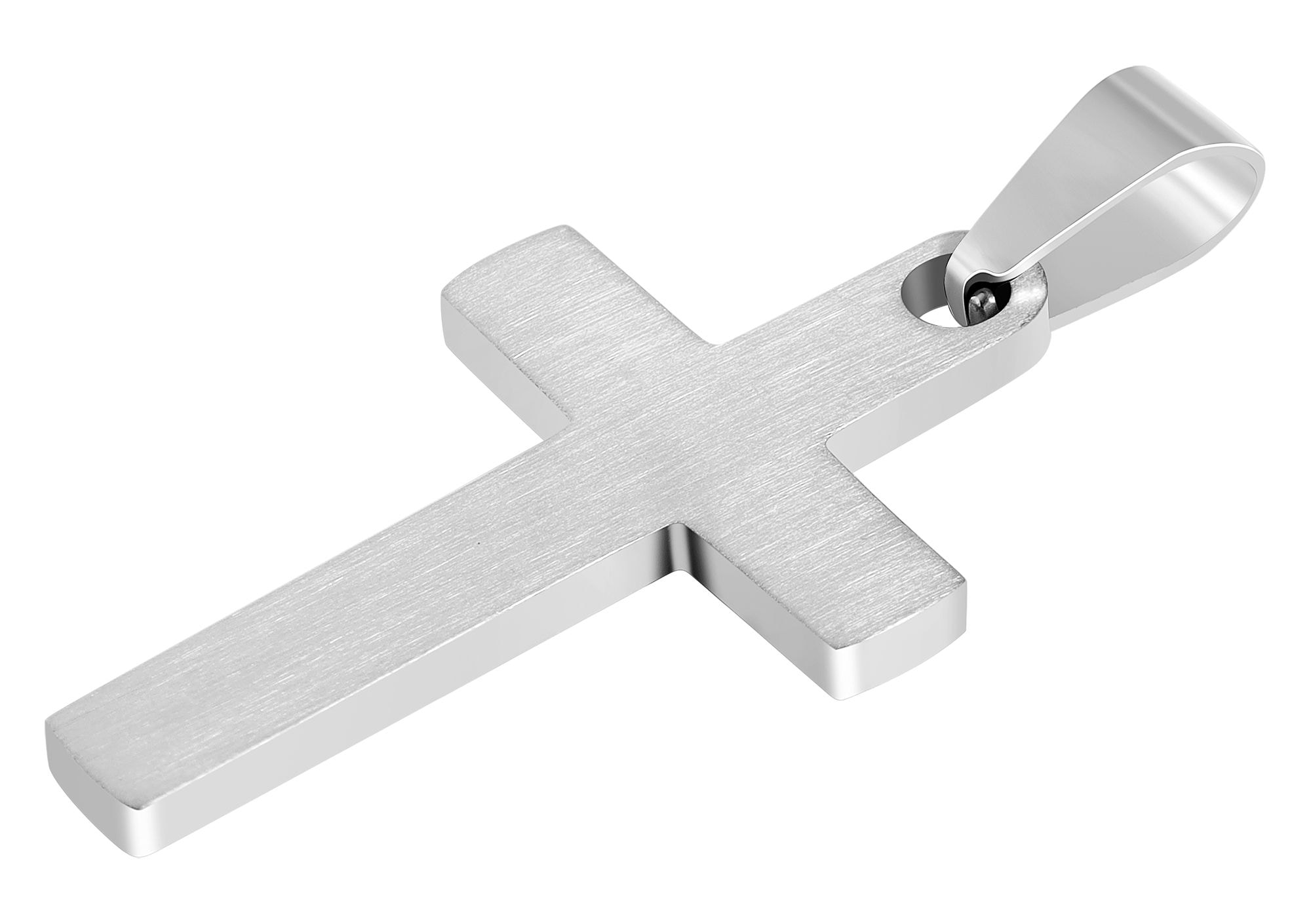 Adelia´s Kreuzanhänger »Unisex Anhänger ¿ Kreuz Kreuzanhänger aus Edelstahl«