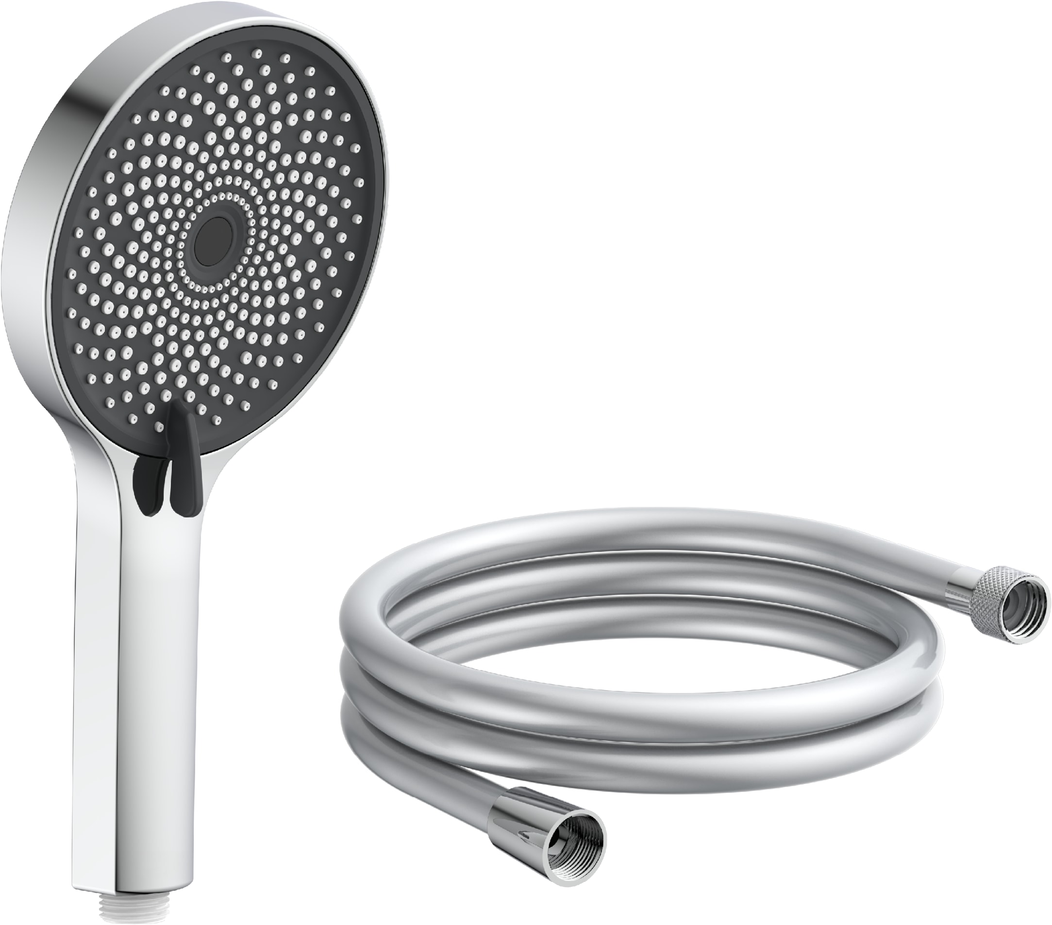 welltime Brausegarnitur »Rio« Handbrause inkl. Schlauch,  Mit 3 Strahlarten