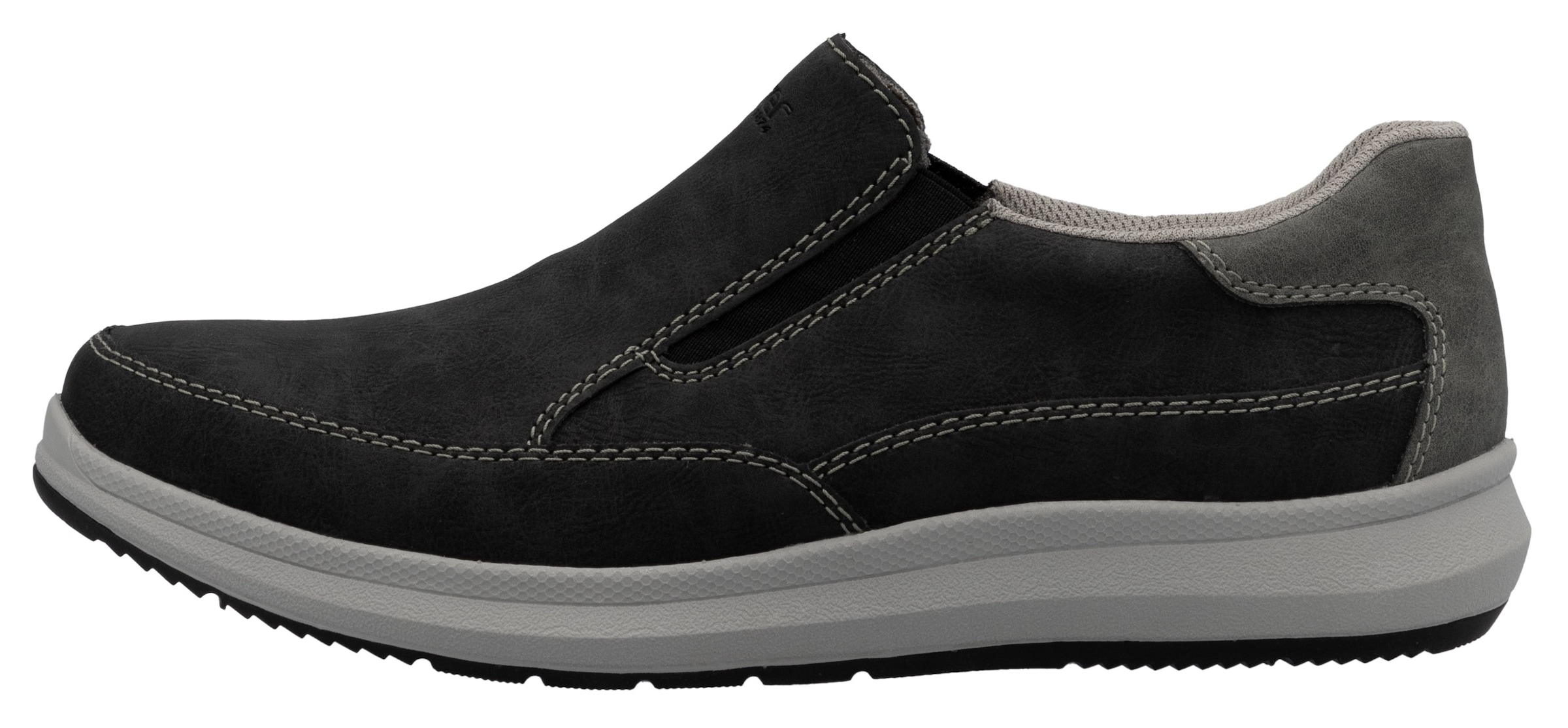 Rieker Slipper, Slip-on-Sneaker, Halbschuh, Loafer, Freizeitschuh mit Gummizug