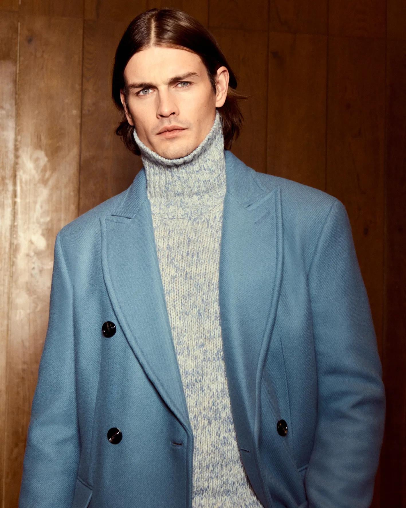JOOP! Rollkragenpullover »Valtino« mit markanter Melange-Struktur