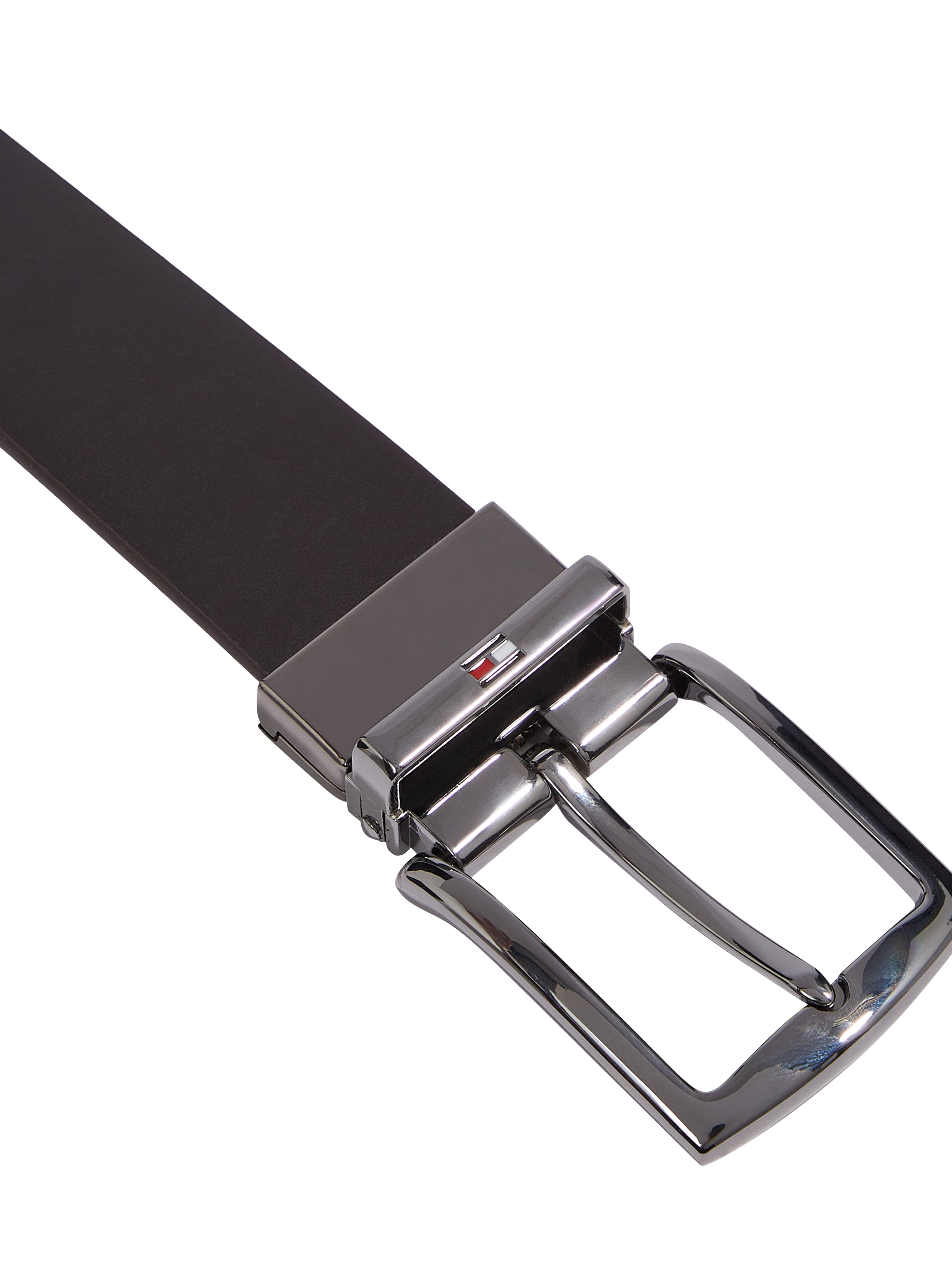 Tommy Hilfiger Ledergürtel »Denton Rev. 3.5 cm«, mit Logoprägung