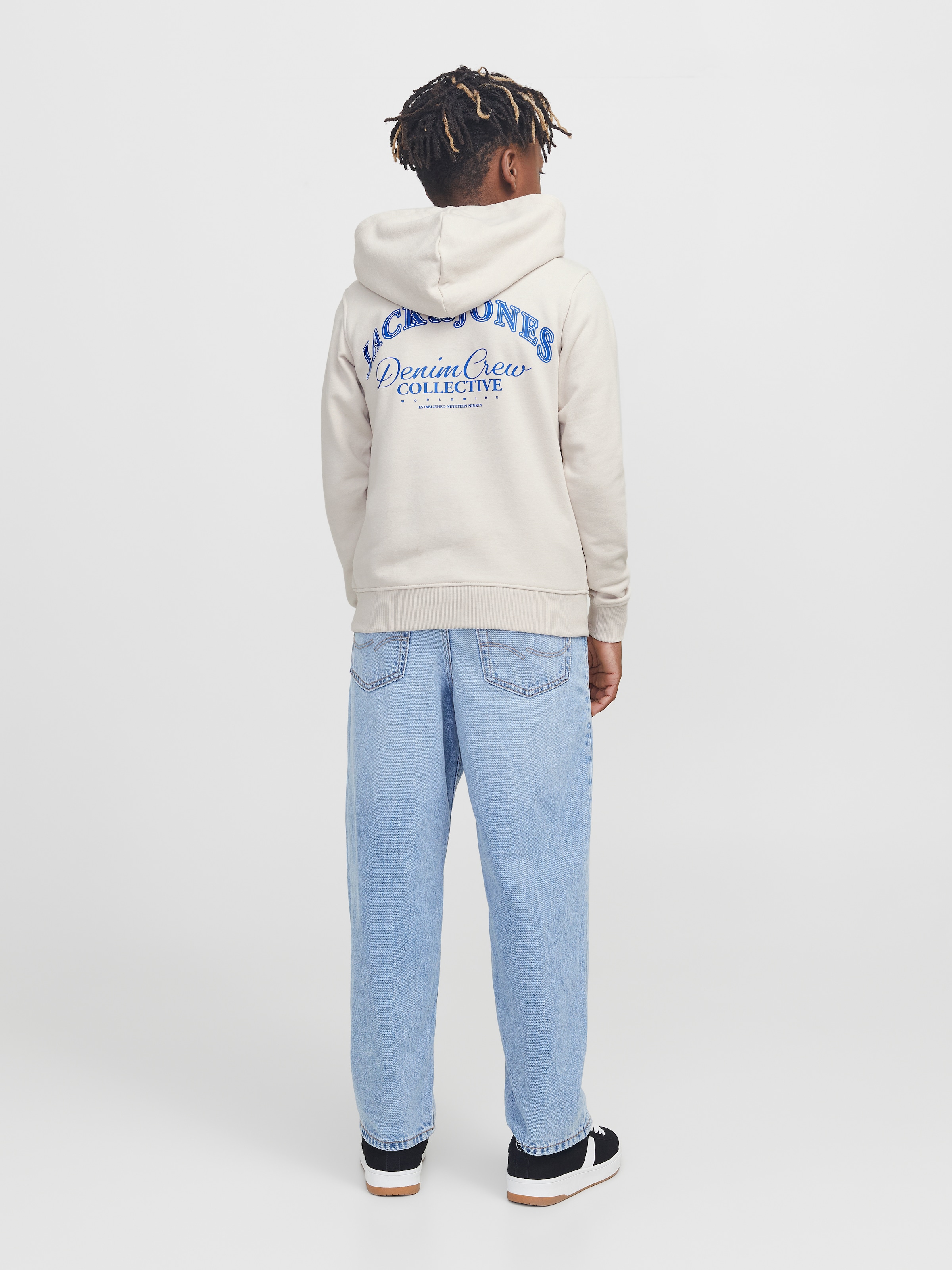 Jack & Jones Junior Kapuzensweatshirt »JJEBRANDES BACKP RELAXED SWEAT H SN JNR«