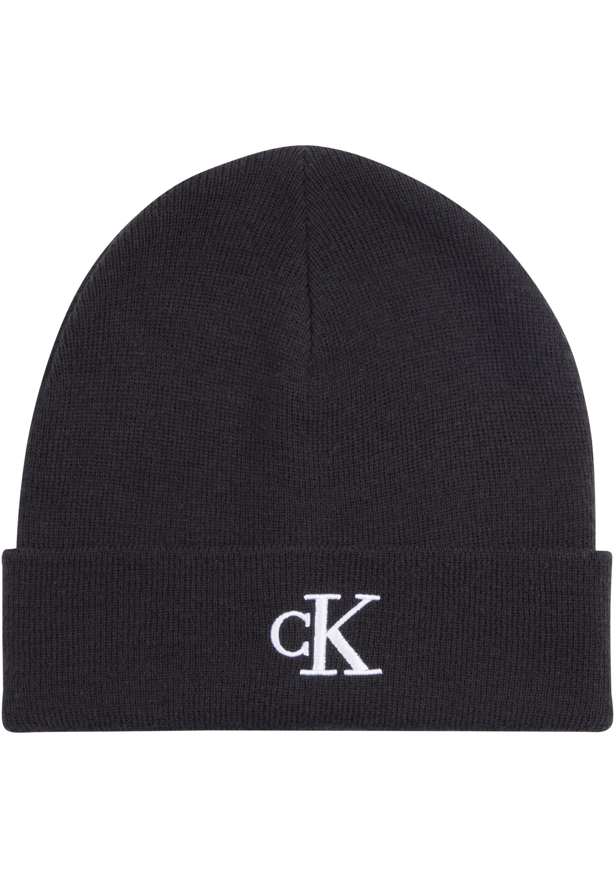 Beanie »MONOGRAM EMBRO BEANIE«, mit Calvin Klein Jeans Stickerei