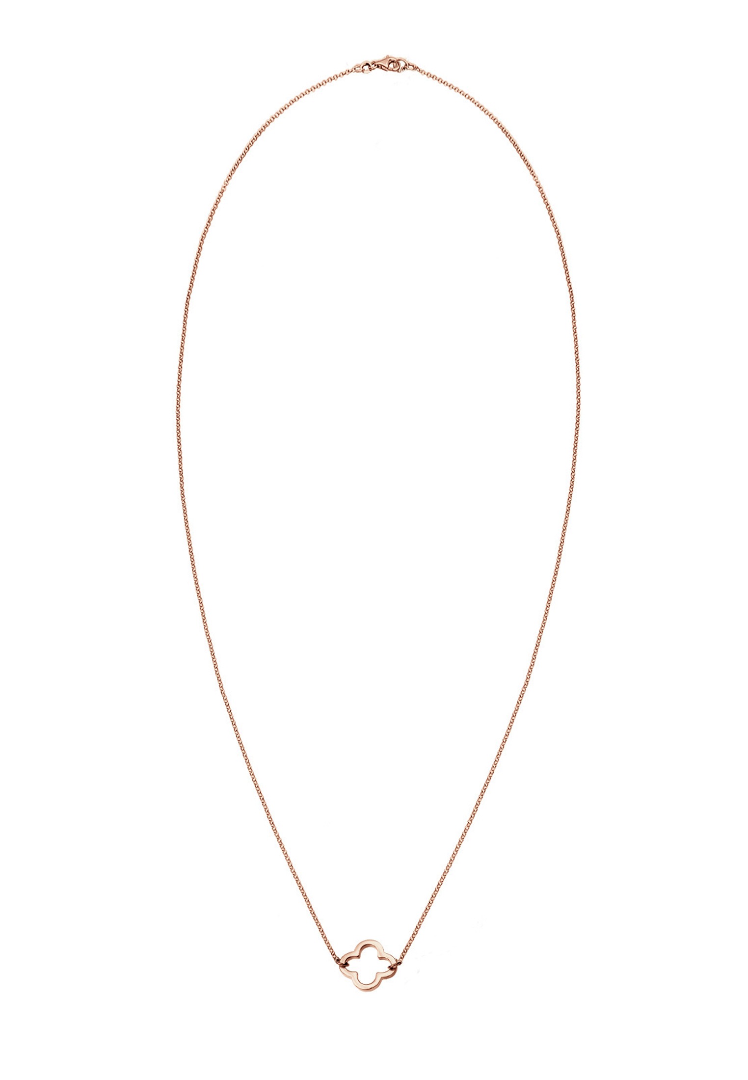 Elli Kette mit Anhänger »Halskette Kleeblatt Glücksbringer Filigran Trend 925 Sterling Silber«