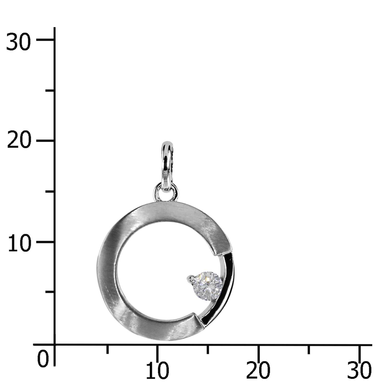 OSTSEE-SCHMUCK Kettenanhänger »- Adele - Silber 925/000 - Zirkonia«
