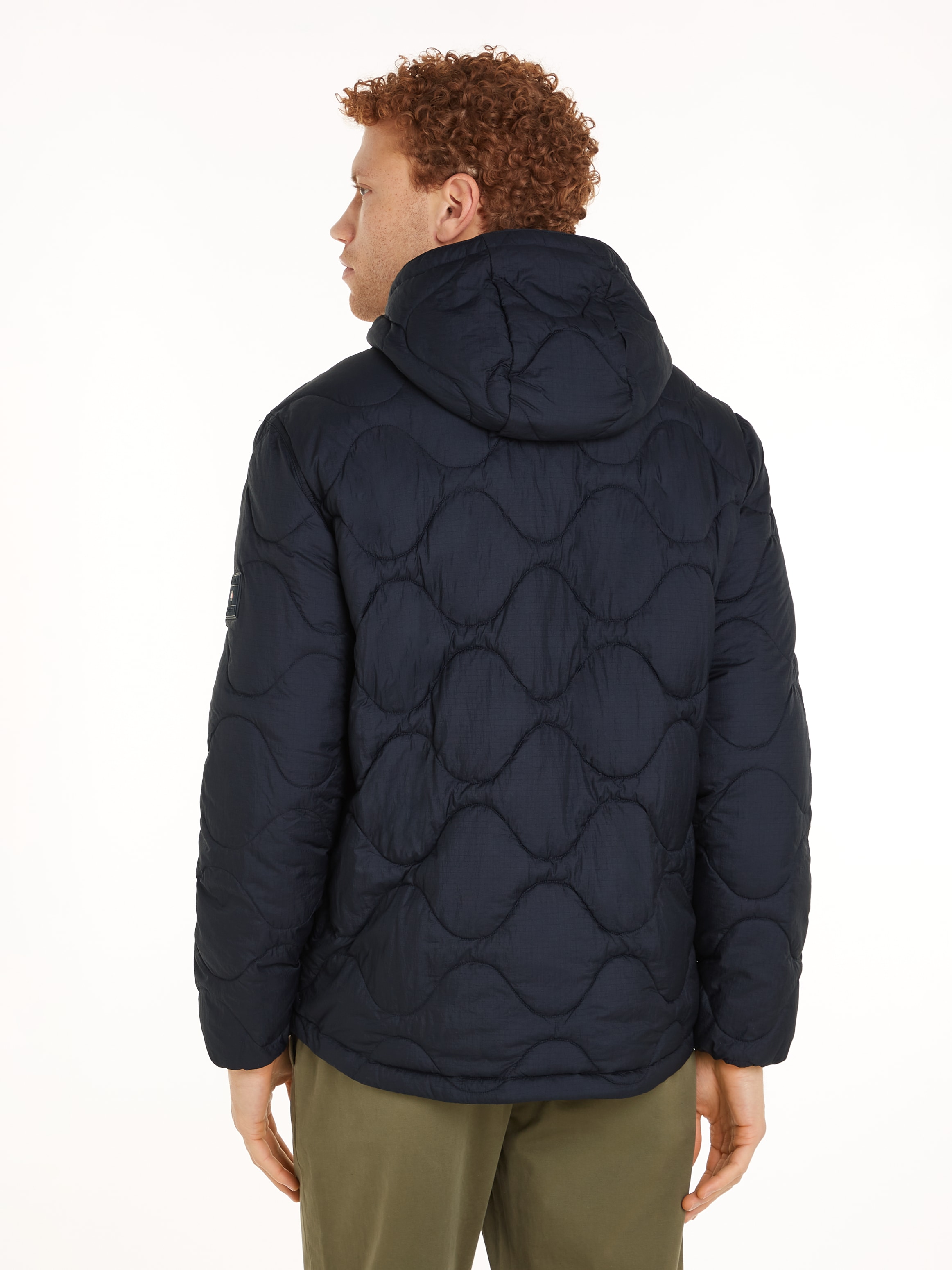 Tommy Hilfiger Steppjacke »ONION QUILTED HOODED JACKET«, Mit Zwiebelsteppung