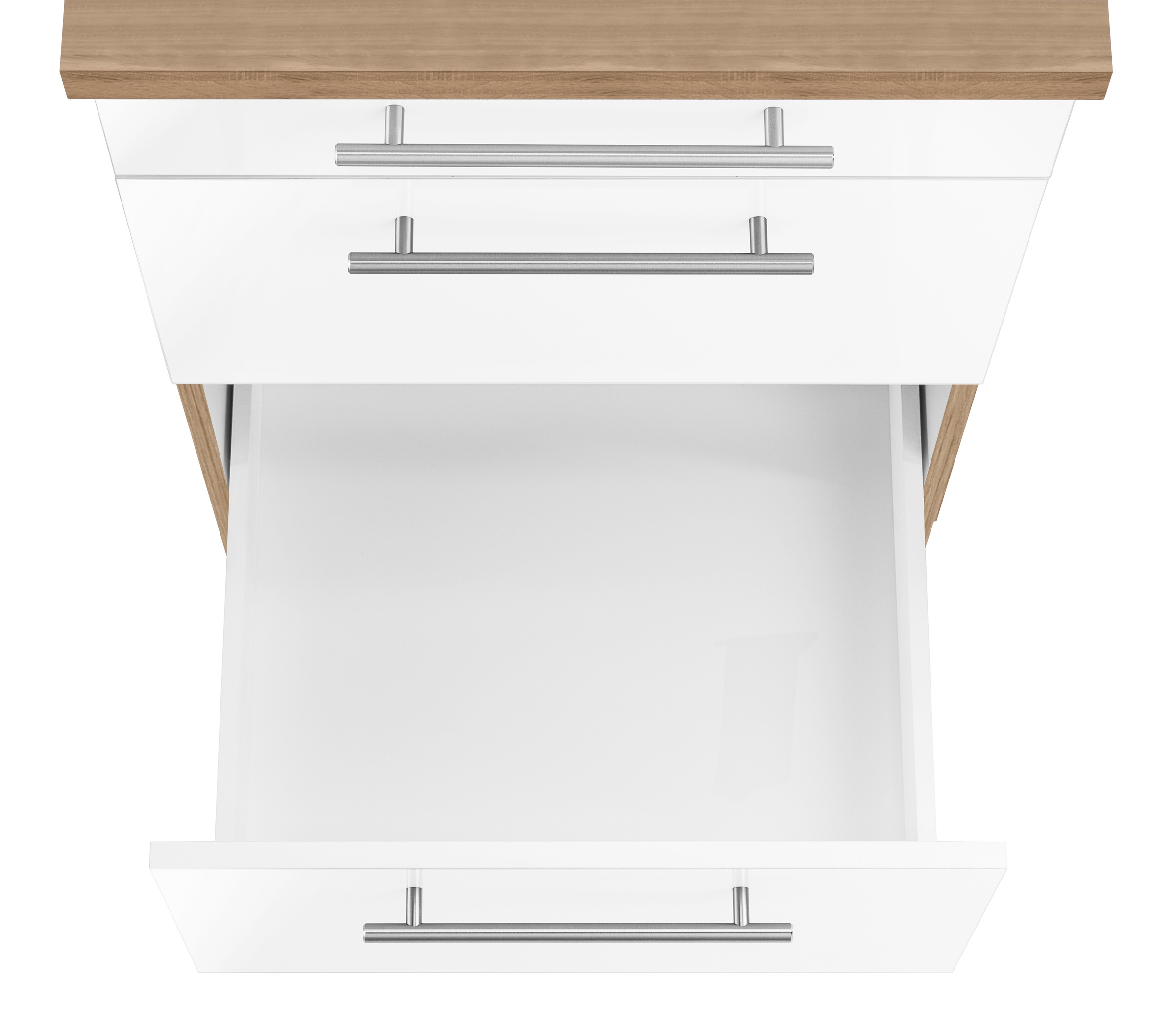 wiho Küchen Unterschrank »Cali« 50 cm breit, mit 2 großen Auszügen